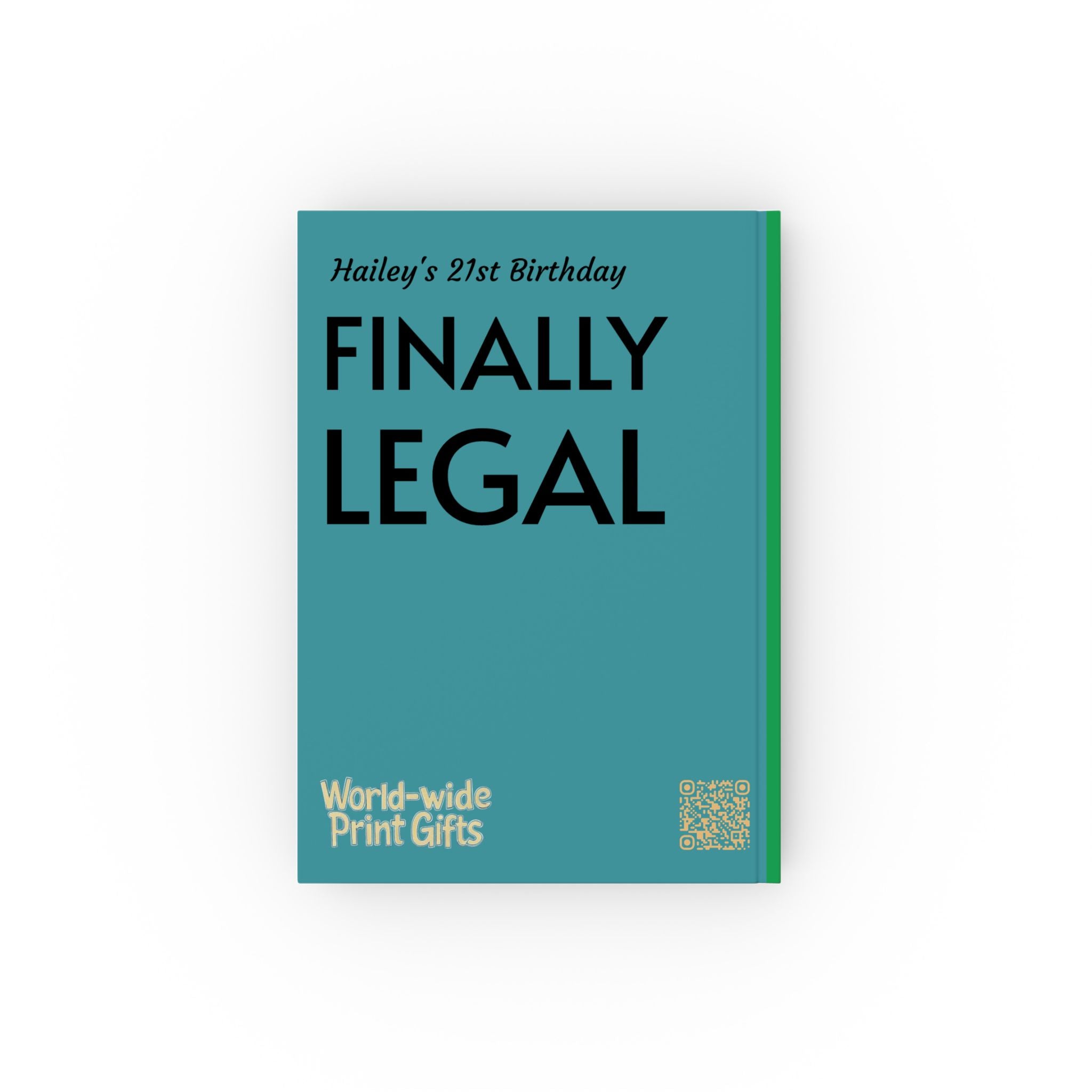 Customizeable Vibrant Frog Hard Back Journal - Perfect for Nature Lovers, Birthday Gifts, Eco-Friendly Stationery, Art Lovers, and Writing