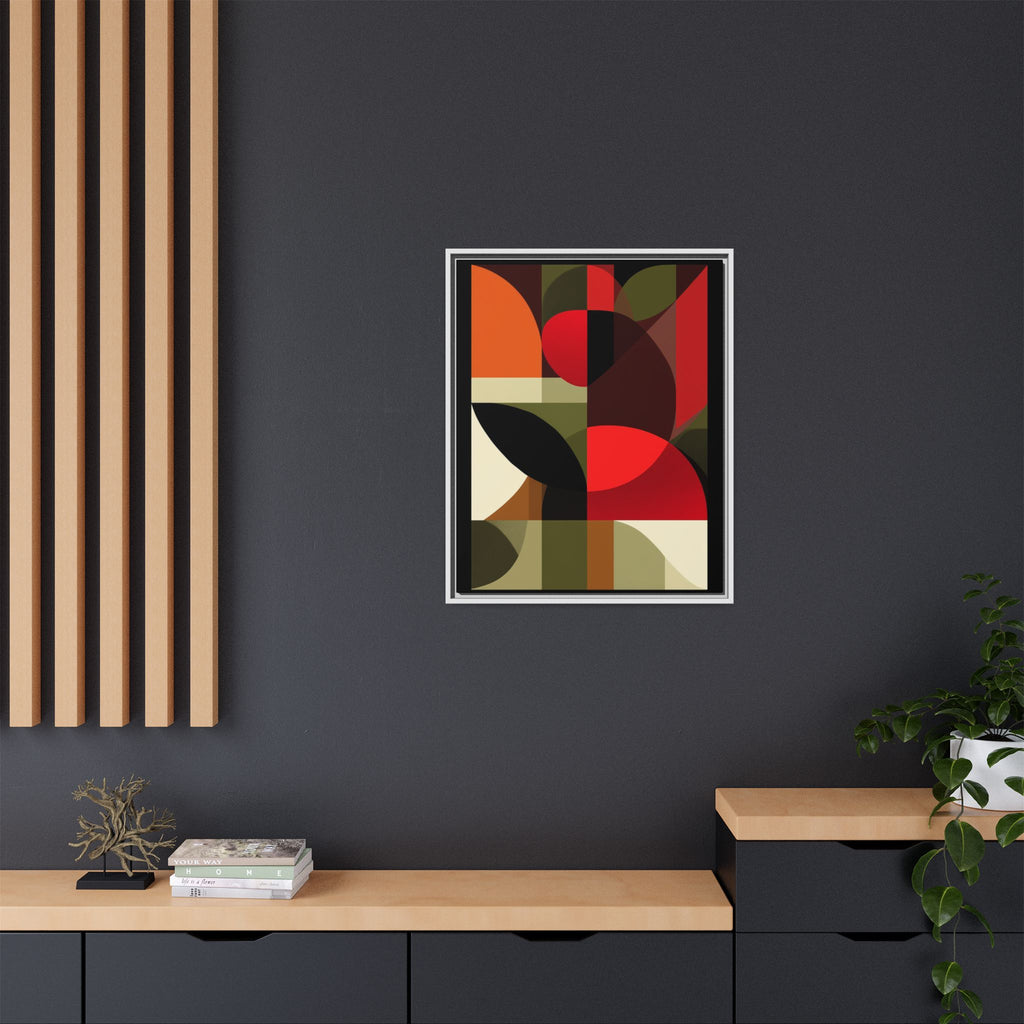 Geometric Fusion: Modern Abstract Composition, Cubist Color Blocks, Architectural Form Harmony   |   Custom Orders Accepted