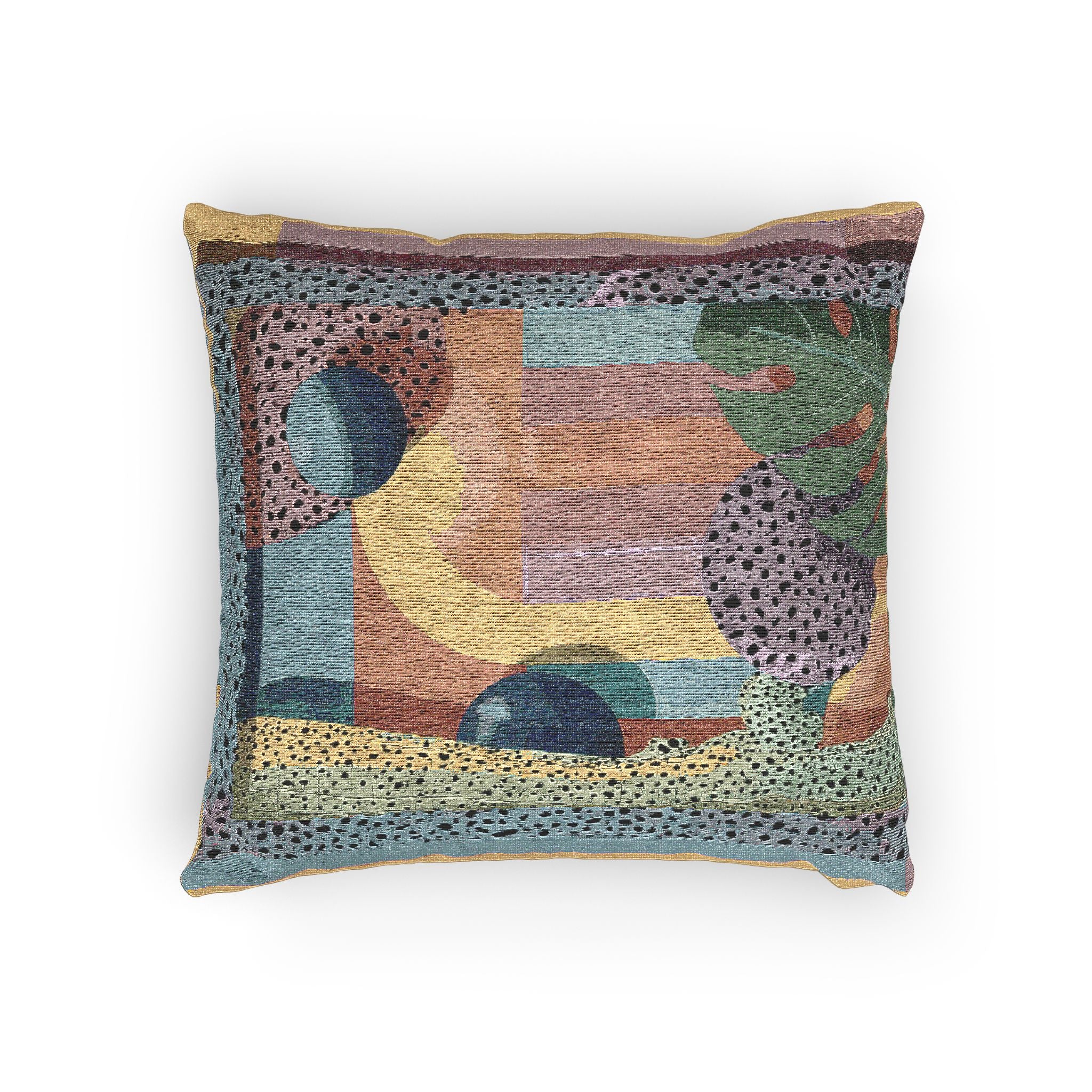 Geometric Dreamscape: Abstract Tropical Shapes, Vibrant Color Palette Fusion   |    Custom Orders Available