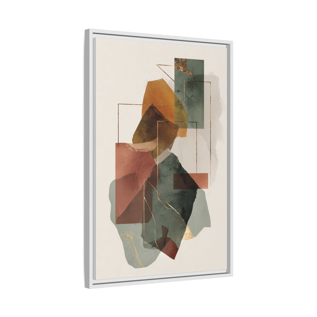 Harmonic Geometries: Architectural Abstraction, Earthy Palette, Minimalist Composition   |   Custom Orders Accepted