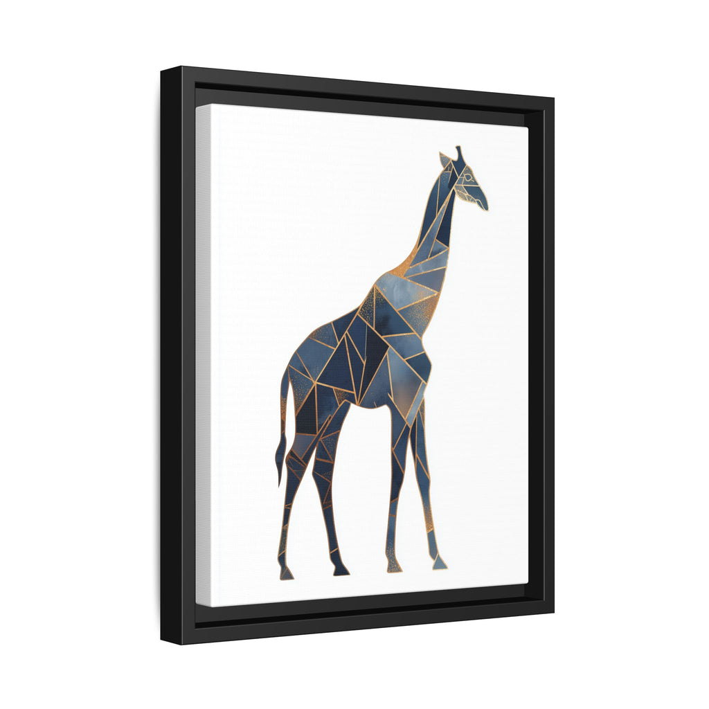 Geometric Giraffe Framed Print : Polygonal Wildlife Art, Modern Mosaic Design   |  Personalized & Custom Orders Available