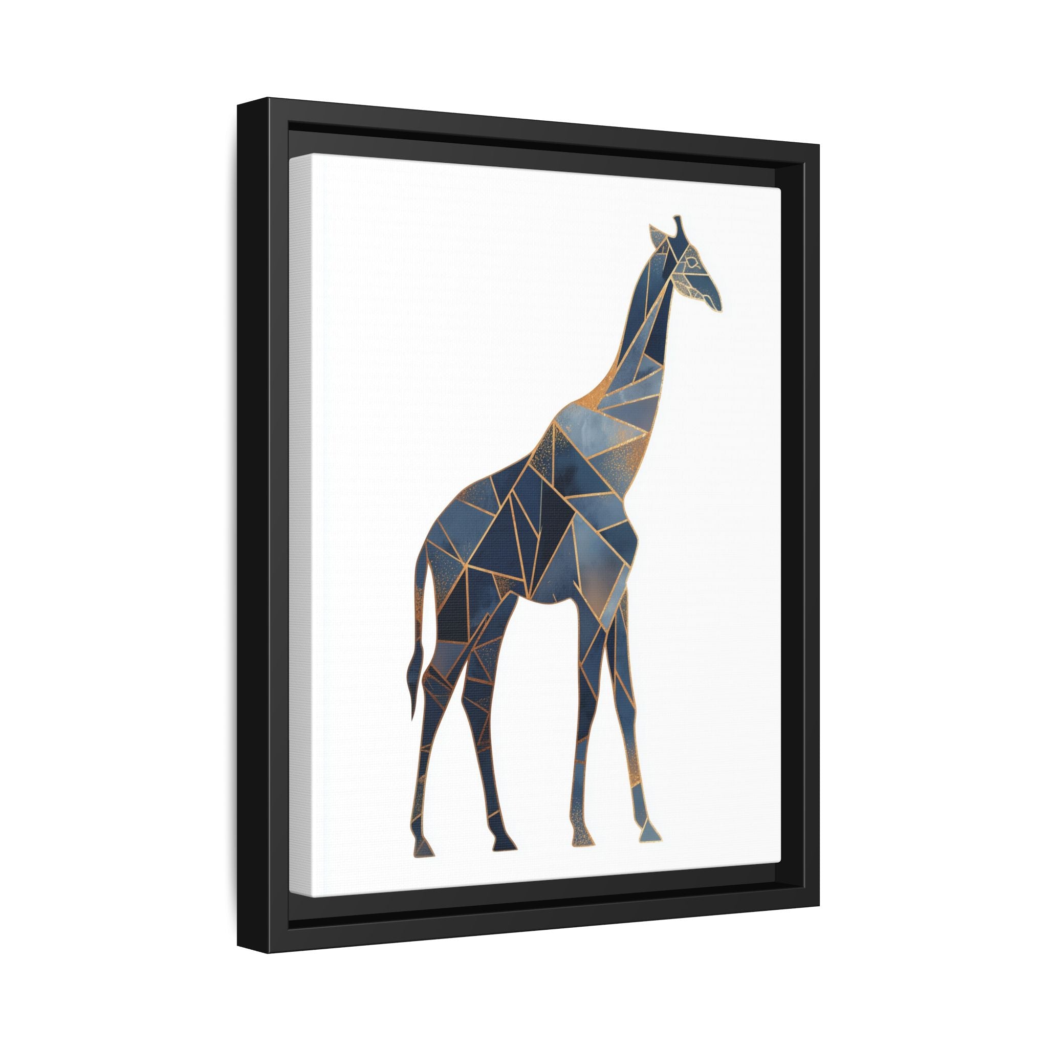 Geometric Giraffe Framed Print : Polygonal Wildlife Art, Modern Mosaic Design   |  Personalized & Custom Orders Available