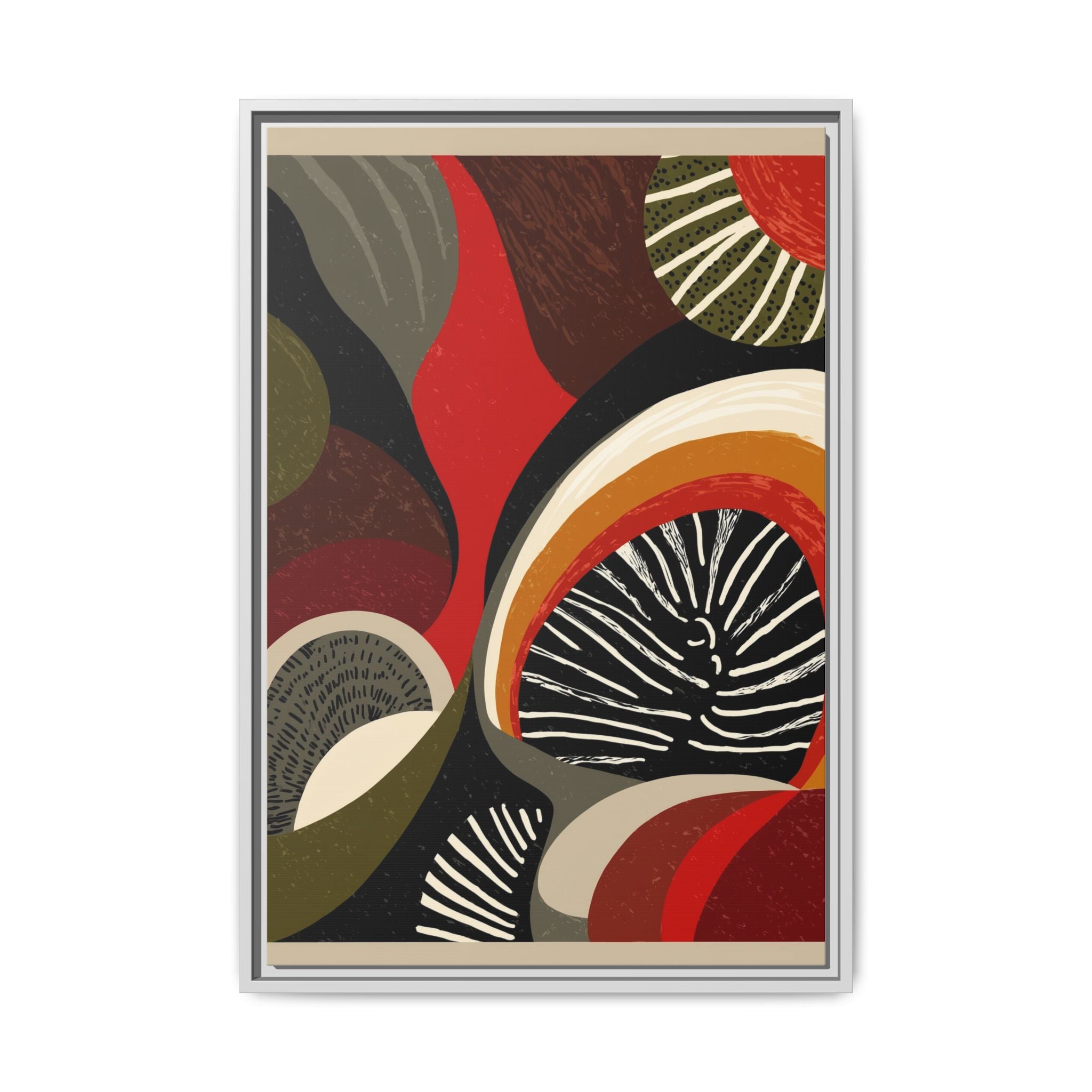 Geometric Rhythm: Abstract Composition, Mid-Century Modern Art, Radial Design Inspiration   |   Custom Orders Accepted