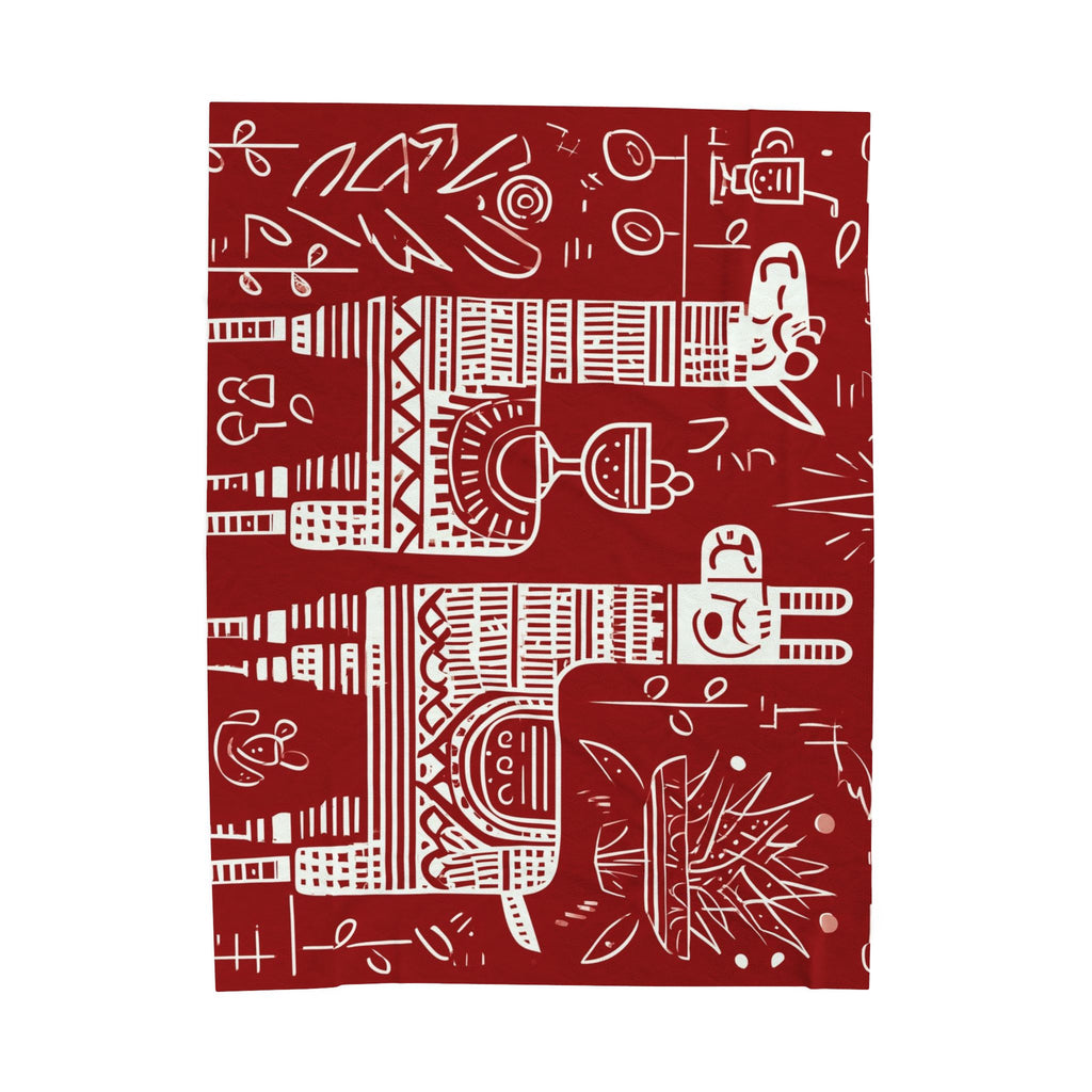 Andean Symmetry: Folk Art Llamas, Indigenous Geometric Patterns   |   Custom Orders Accepted