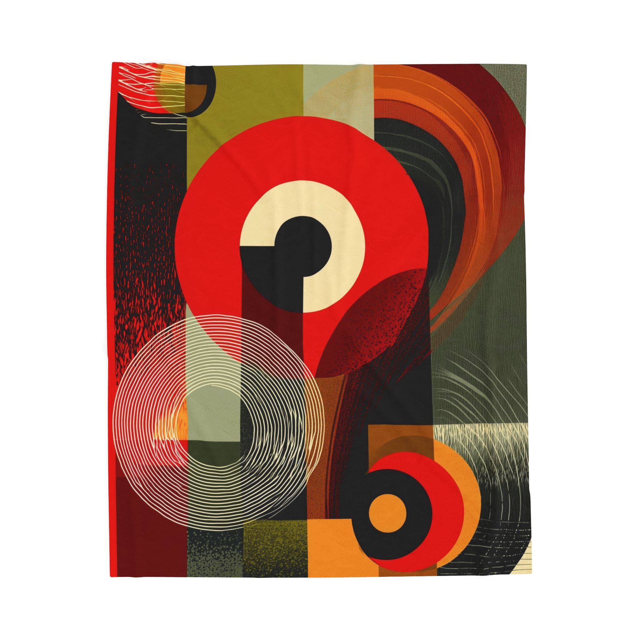 Rhythmic Geometrics: Constructivist Composition, Mid-Century Modern Abstract Design   |    Custom Orders Available