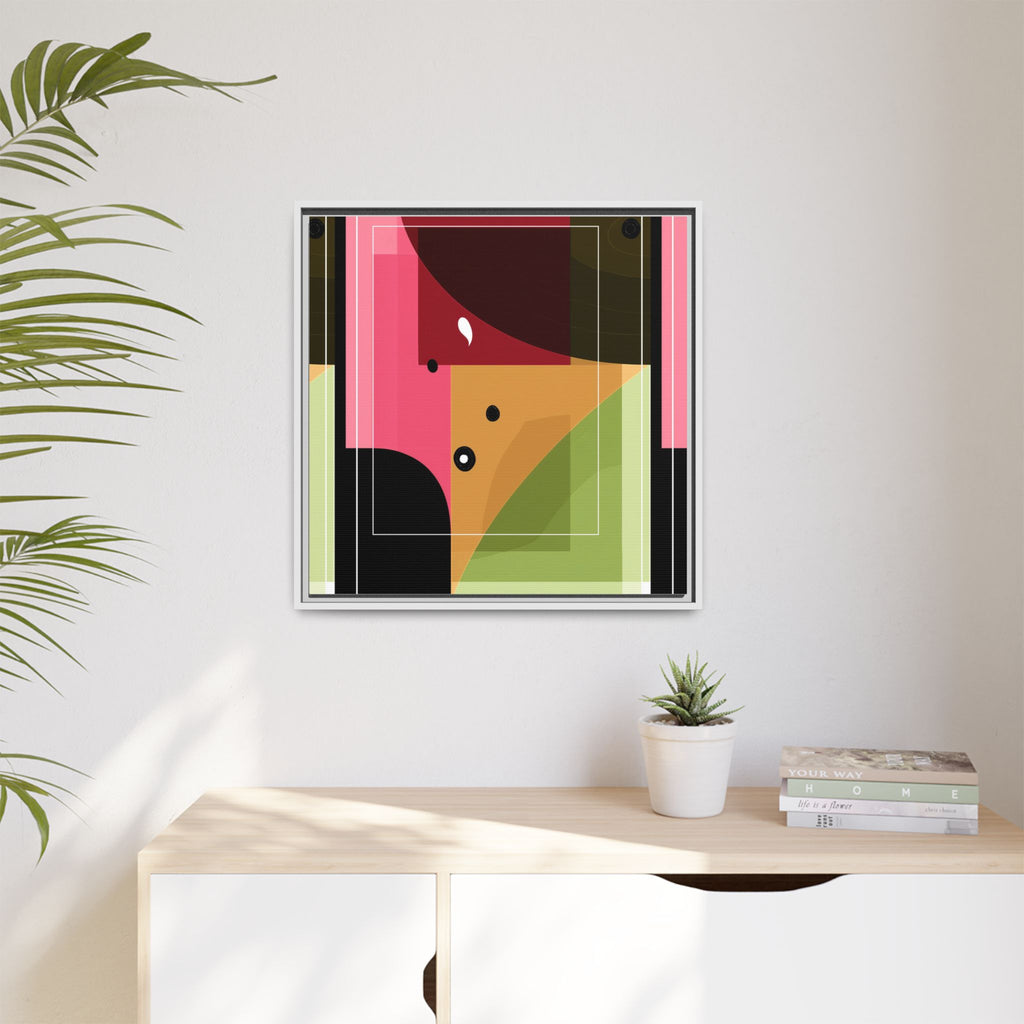 Geometric Convergence: Abstract Modernist Composition, Constructivist Color Blocking, Layered Geometric Design   |   Custom Orders Accepted