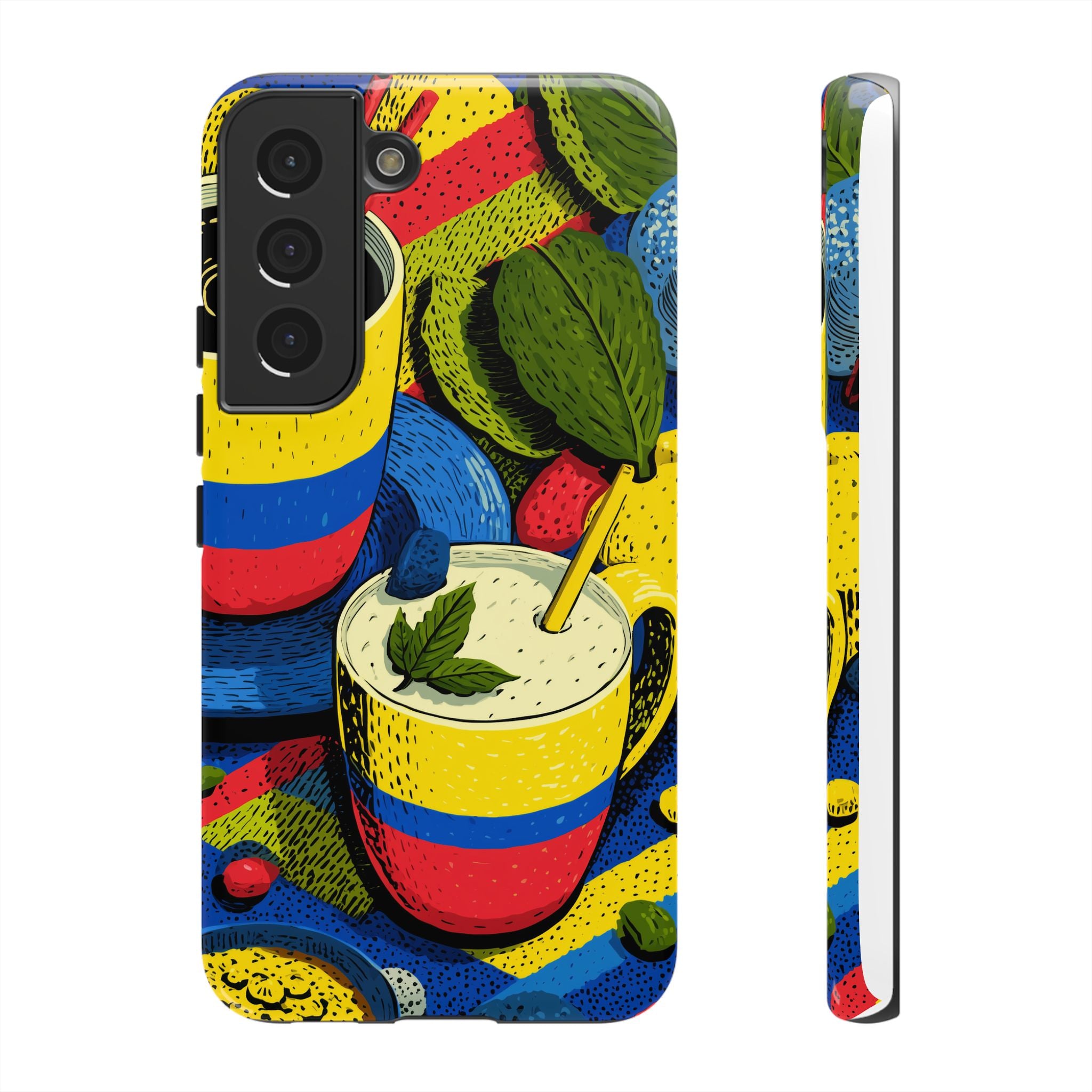 Vibrant Phone Case for Tough Cases | Colorful Colombian Art, Unique Gift, Trendy Accessory, Summer Style, Festival Must-Have