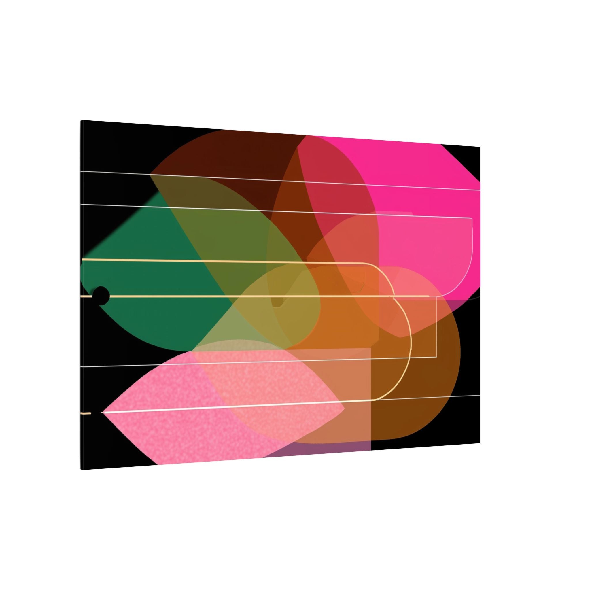 Chromatic Convergence: Layered Abstract Forms, Organic Geometric Interplay, Translucent Color Spectrum   |   Custom Orders Accepted