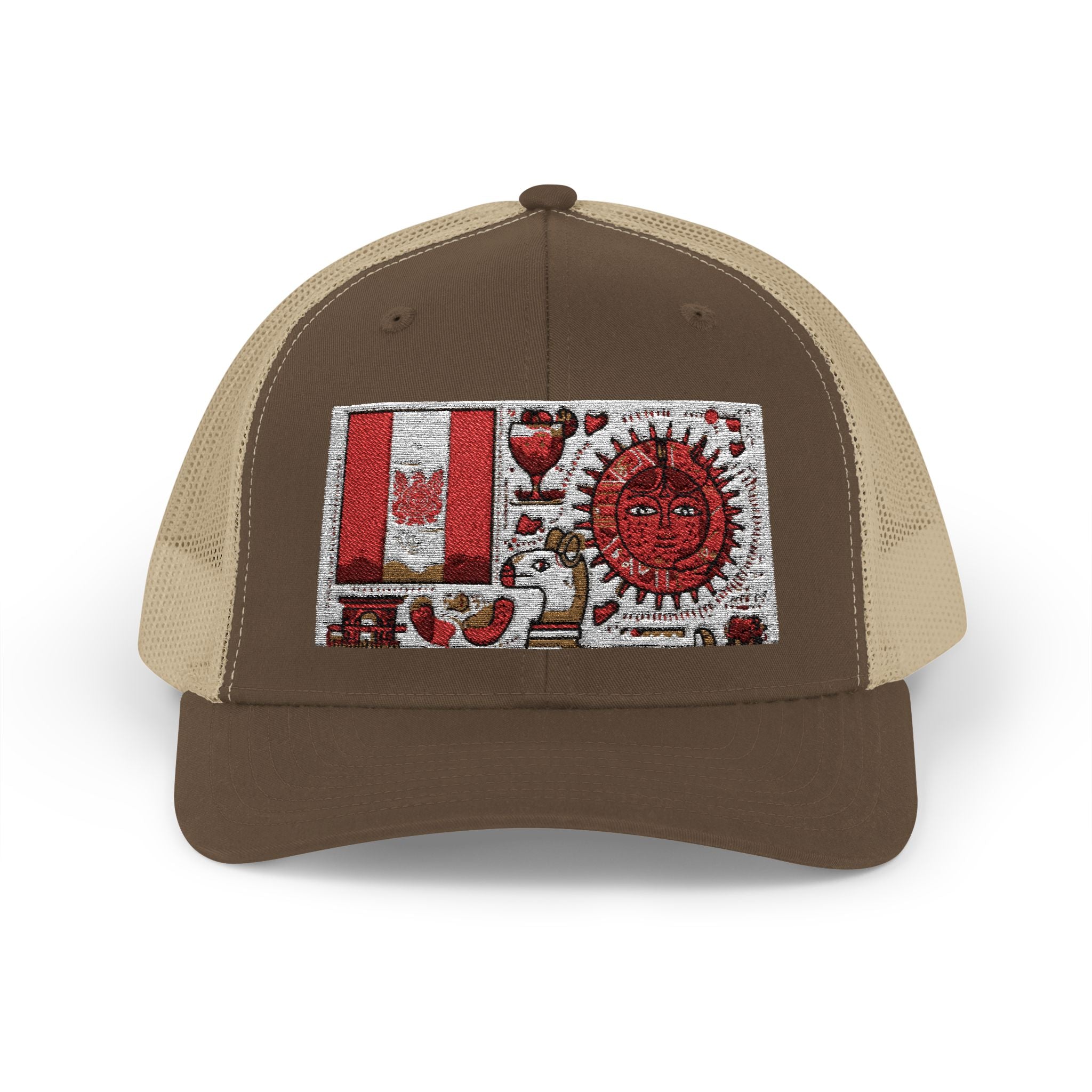 Peruvian Flag Snapback Trucker Cap, Patriotic Cap, Unique Gift for Him, Travel Accessory, Outdoor Summer Hat, Sports Headwear, Peru