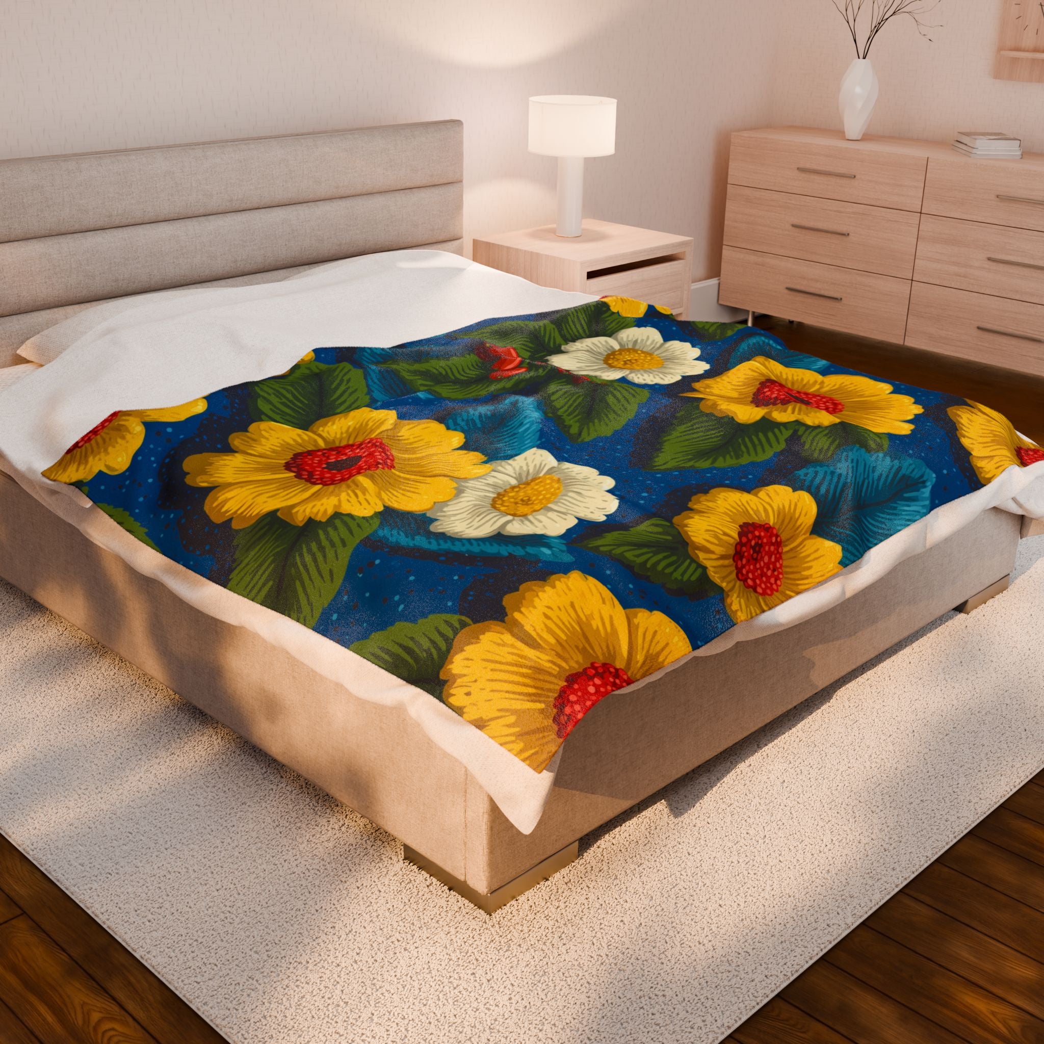 Floral Symphony: Vibrant Daisy Burst, Graphic Botanical Design   |   Custom Orders Accepted