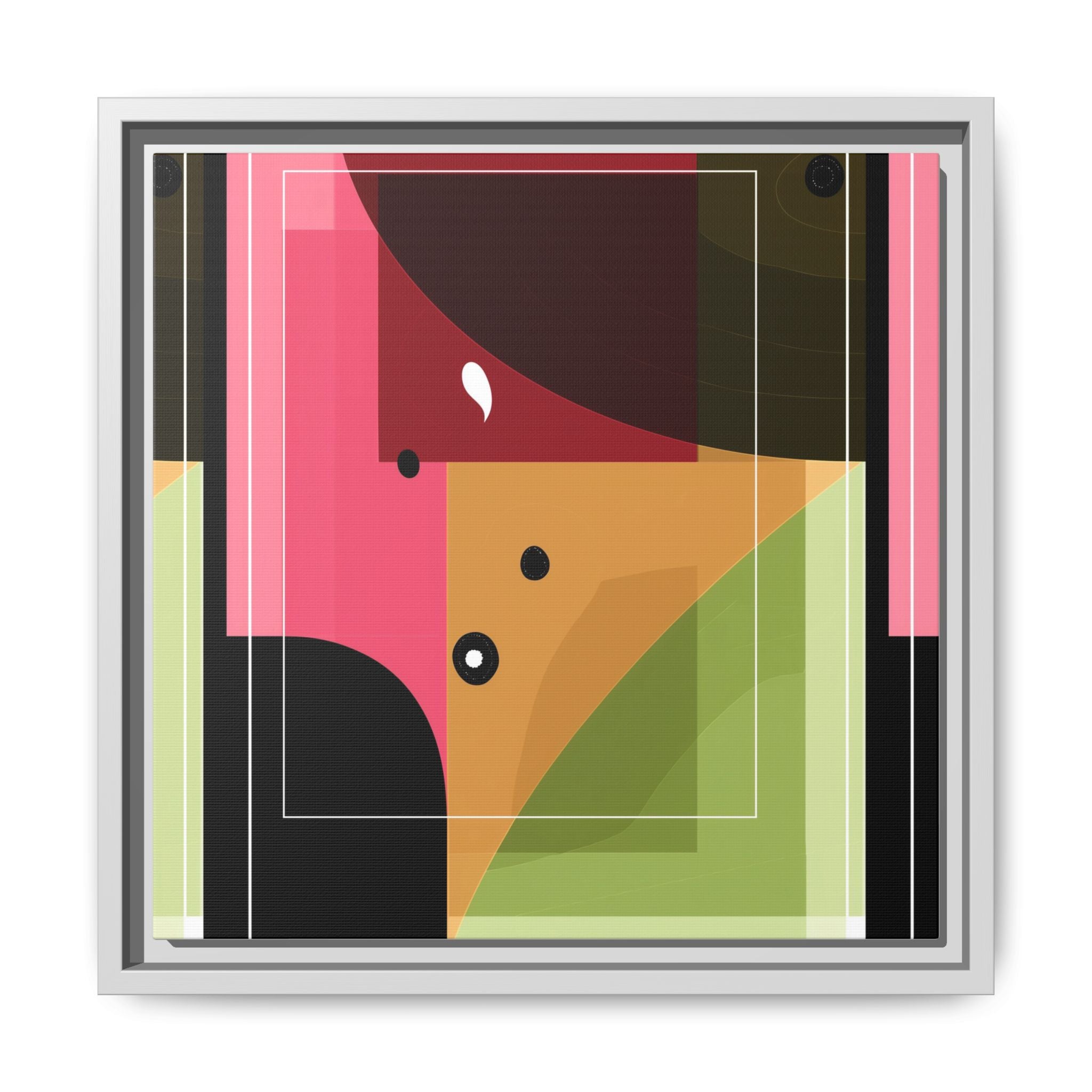 Geometric Convergence: Abstract Modernist Composition, Constructivist Color Blocking, Layered Geometric Design   |   Custom Orders Accepted