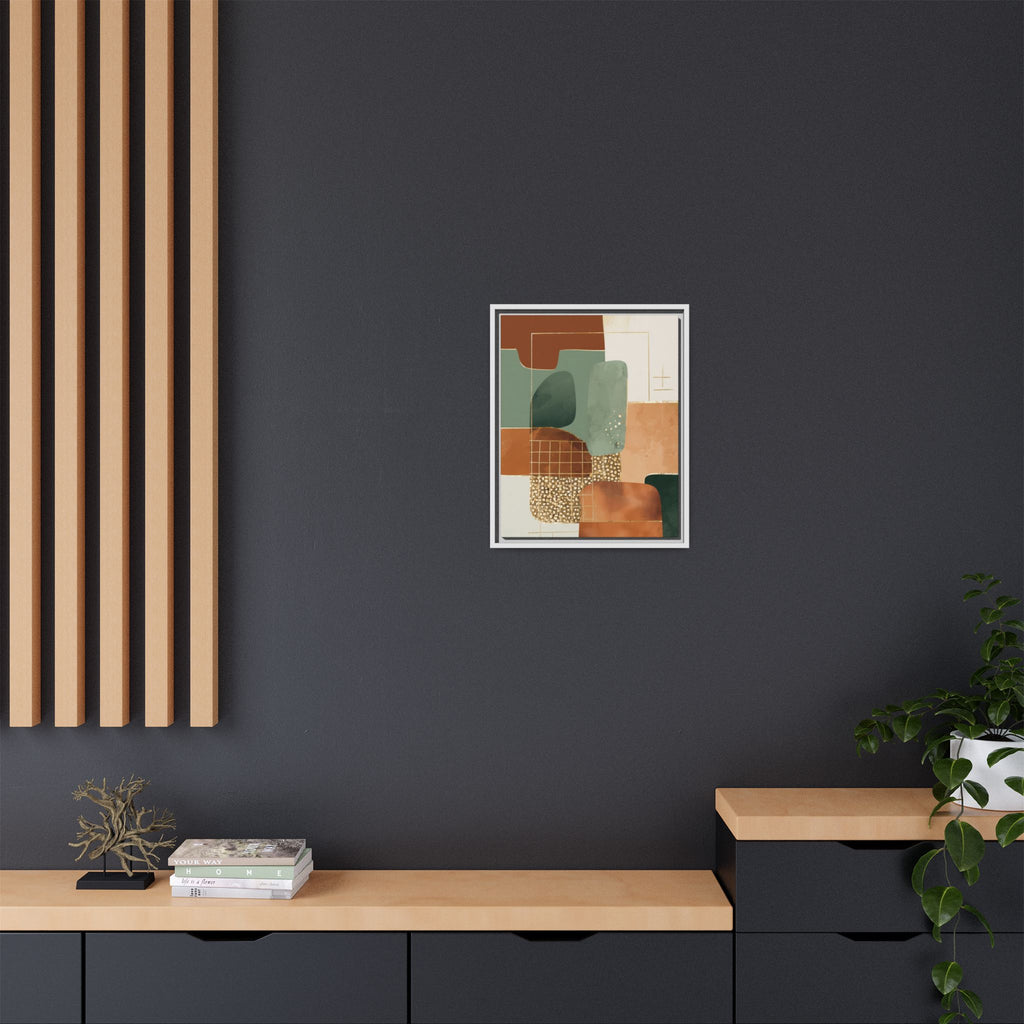 Geometric Harmony: Abstract Minimalist Art, Mid-Century Modern Design, Organic Shapes Composition   |   Custom Orders Accepted