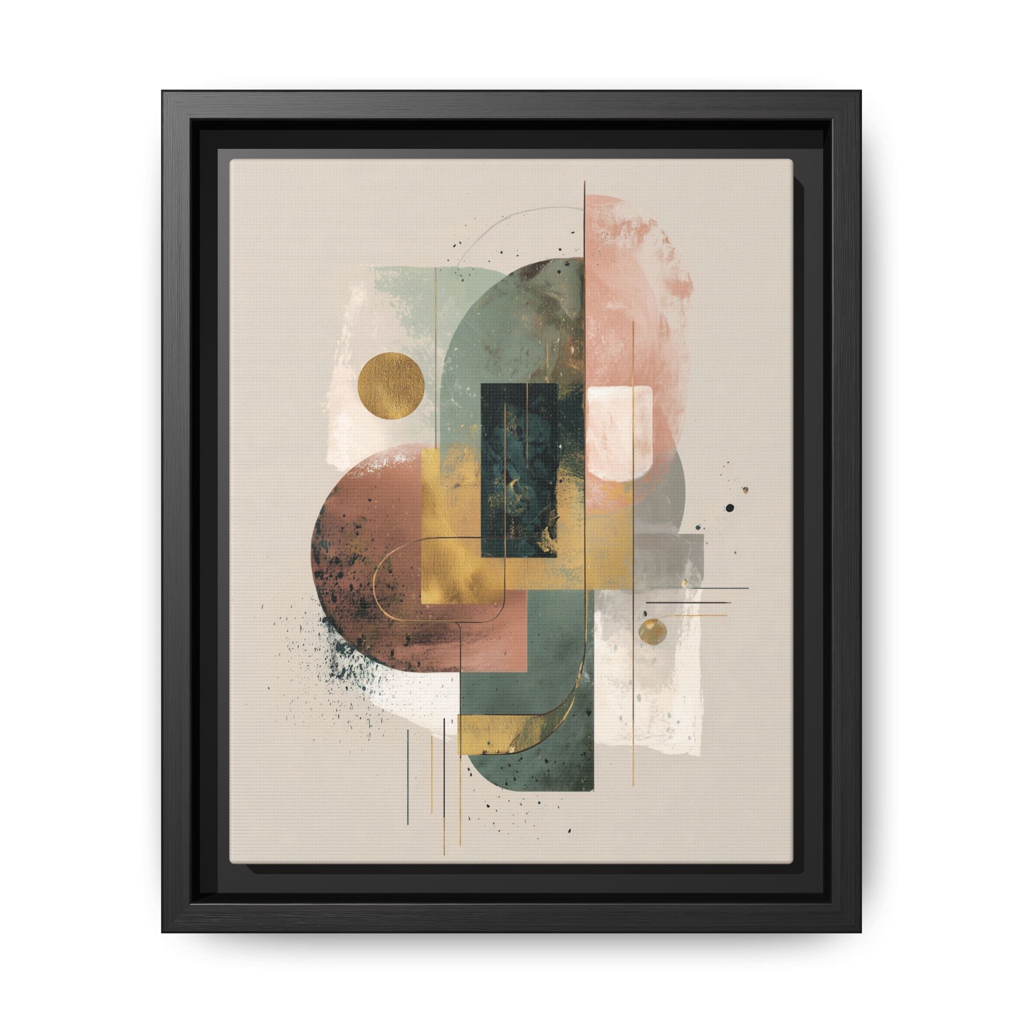 Organic Geometries: Fragmented Forms, Digital Abstract Composition, Layered Minimalist Art   |   Custom Orders Accepted