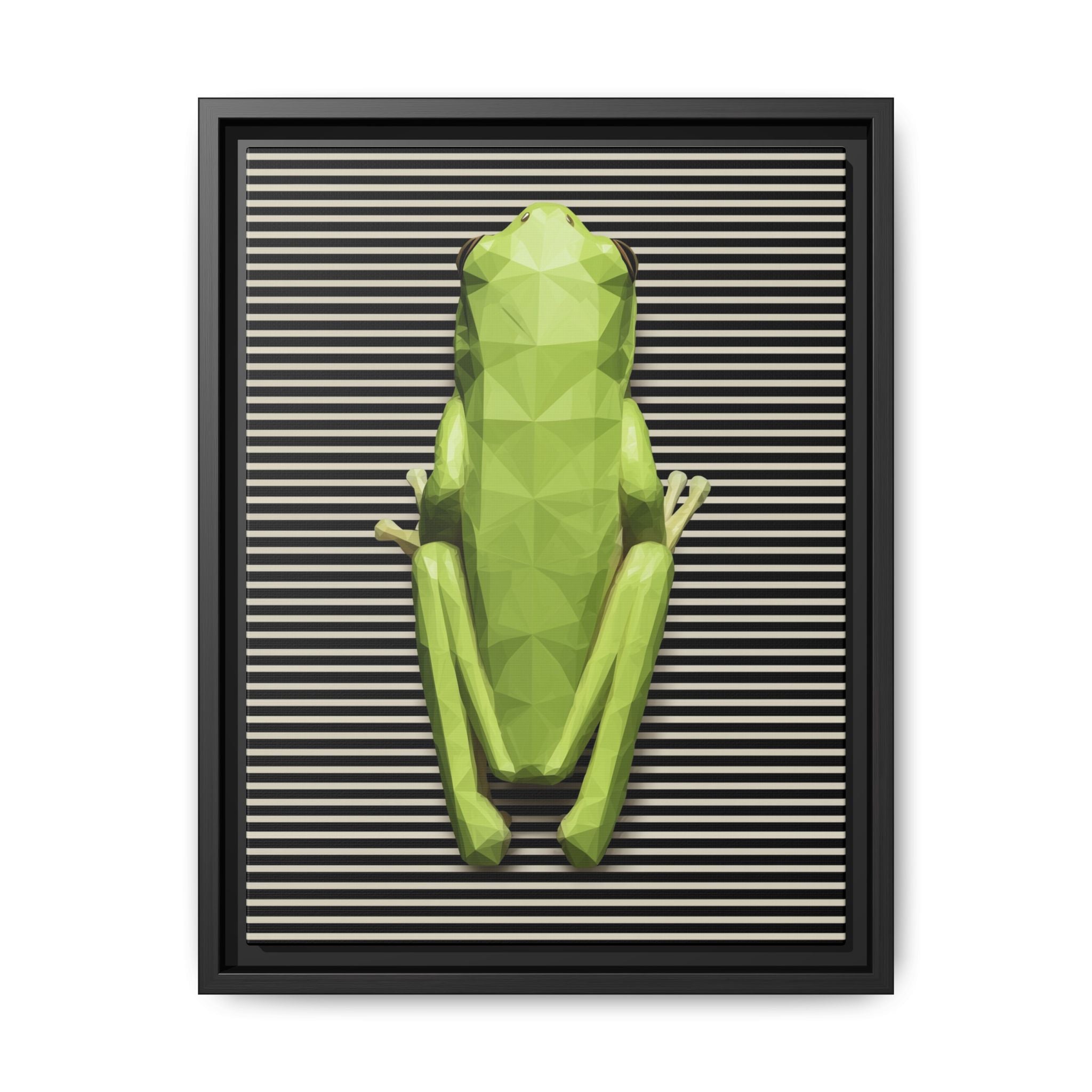 Geometric Amphibian: Low-Poly Frog Design, Digital Art Minimalism   |  Personalized & Custom Orders Available