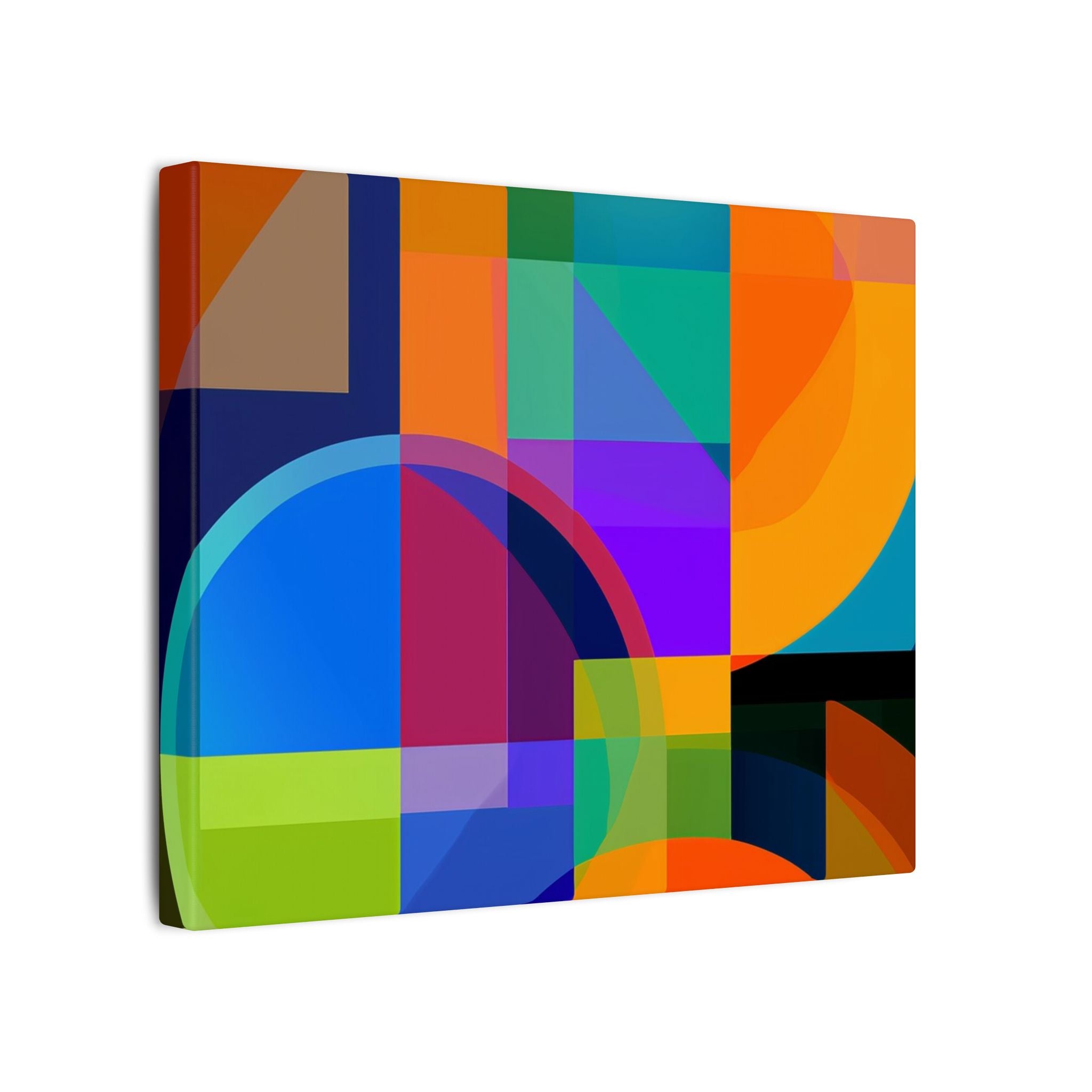 Geometric Intersections: Cubist Color Dynamics, Abstract Constructivist Design, Layered Chromatic Composition   |   Custom Orders Accepted