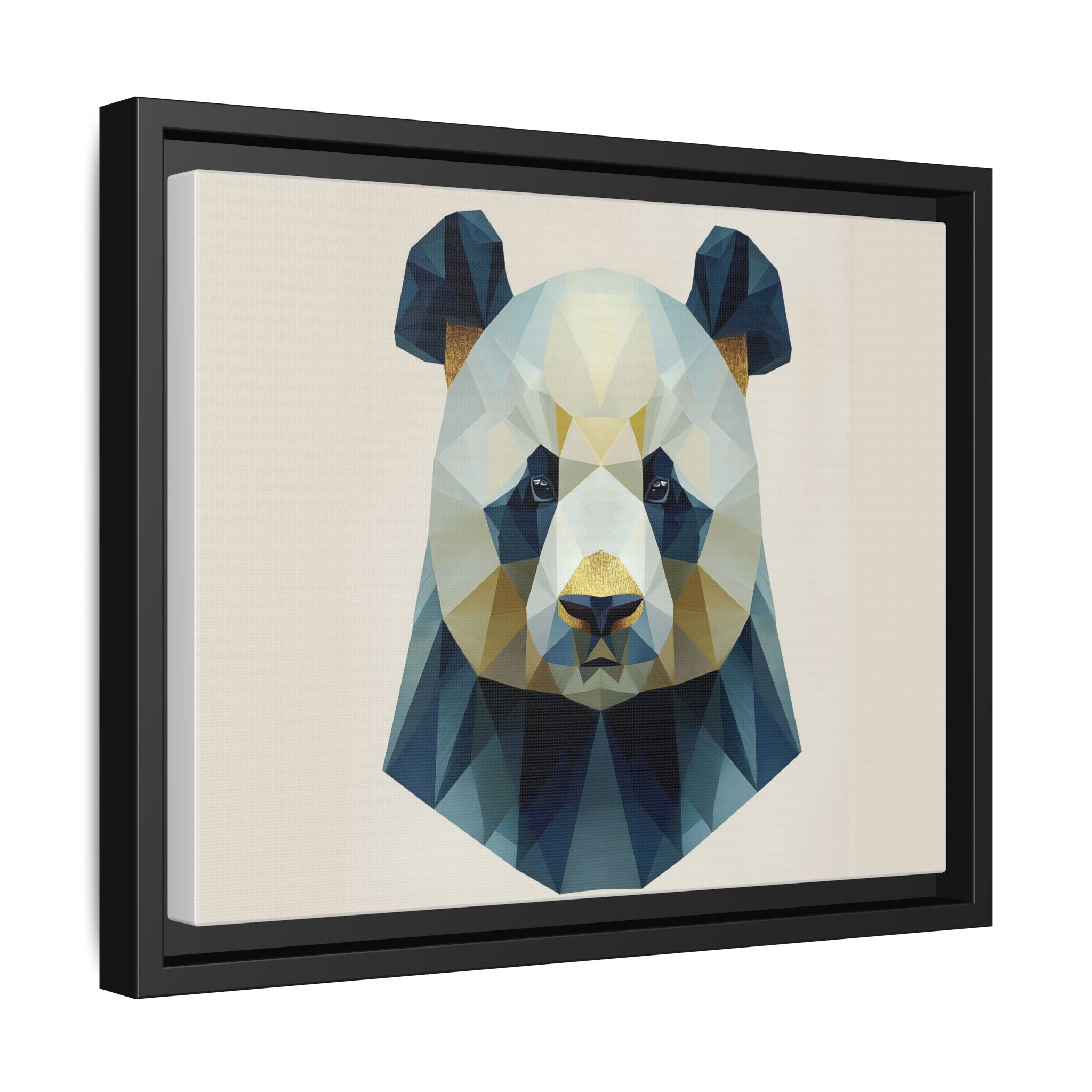 Geometric Panda Prism: Low-Poly Digital Wildlife Art, Minimalist Triangular Design   |  Personalized & Custom Orders Available
