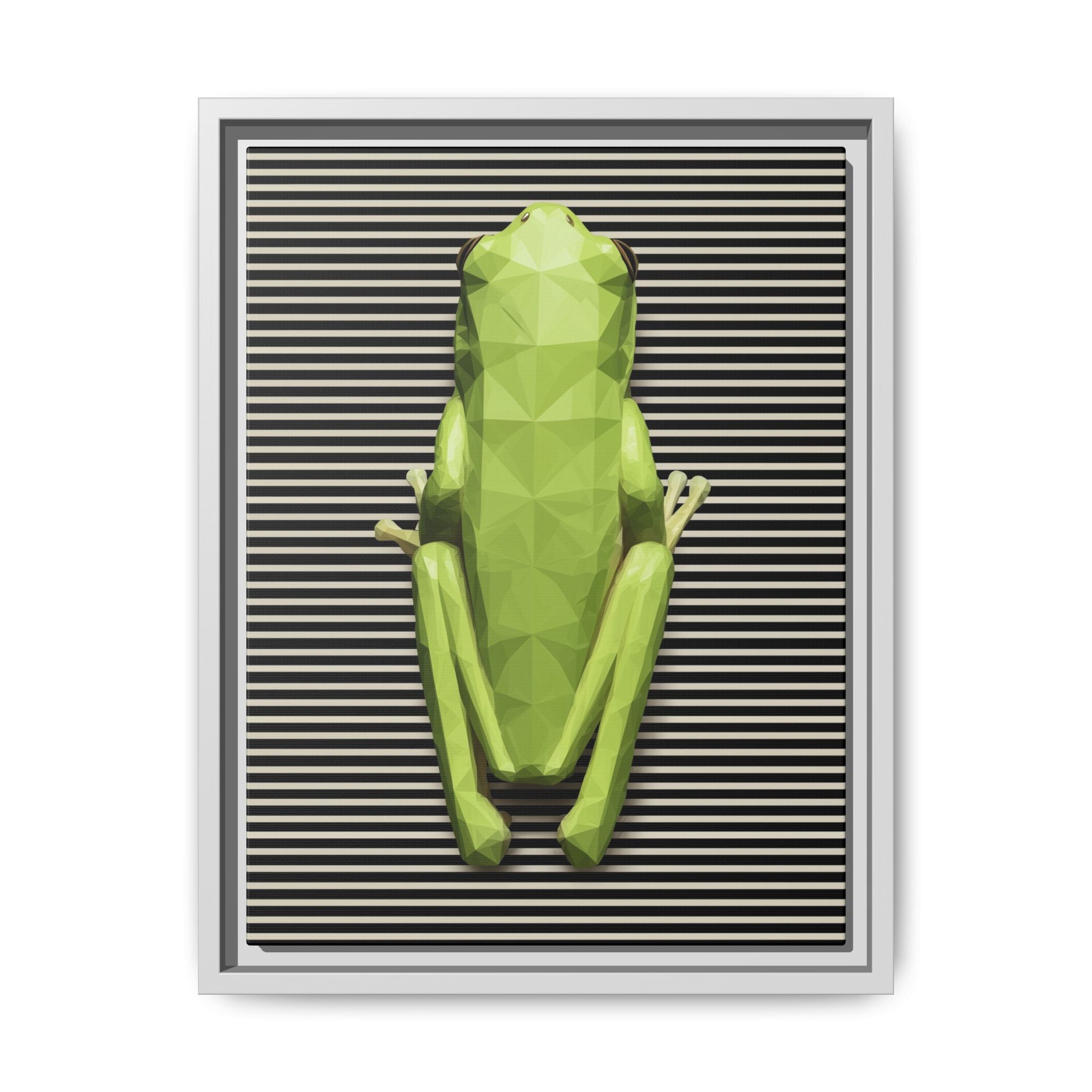 Geometric Amphibian: Low-Poly Frog Design, Digital Art Minimalism   |  Personalized & Custom Orders Available