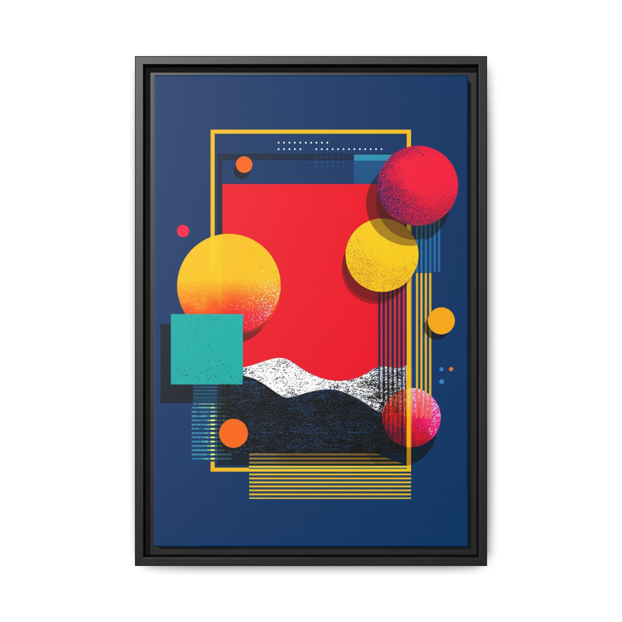 Geometric Horizons: Abstract Landscape Composition, Modernist Digital Art, Colorful Geometric Design   |   Custom Orders Accepted