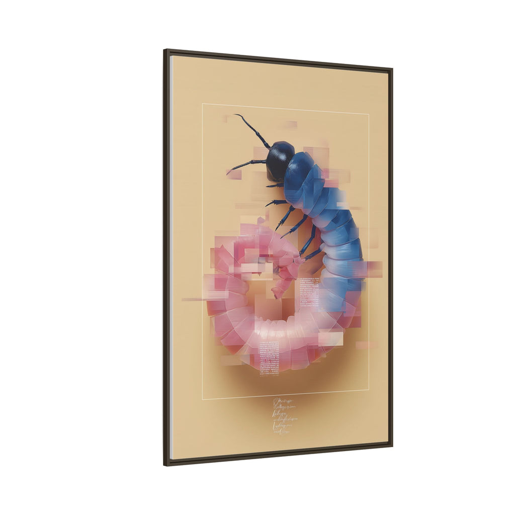 Glitched Symmetry: Digital Insect Mosaic, Pixelated Fragmentation   |    Custom Orders Available