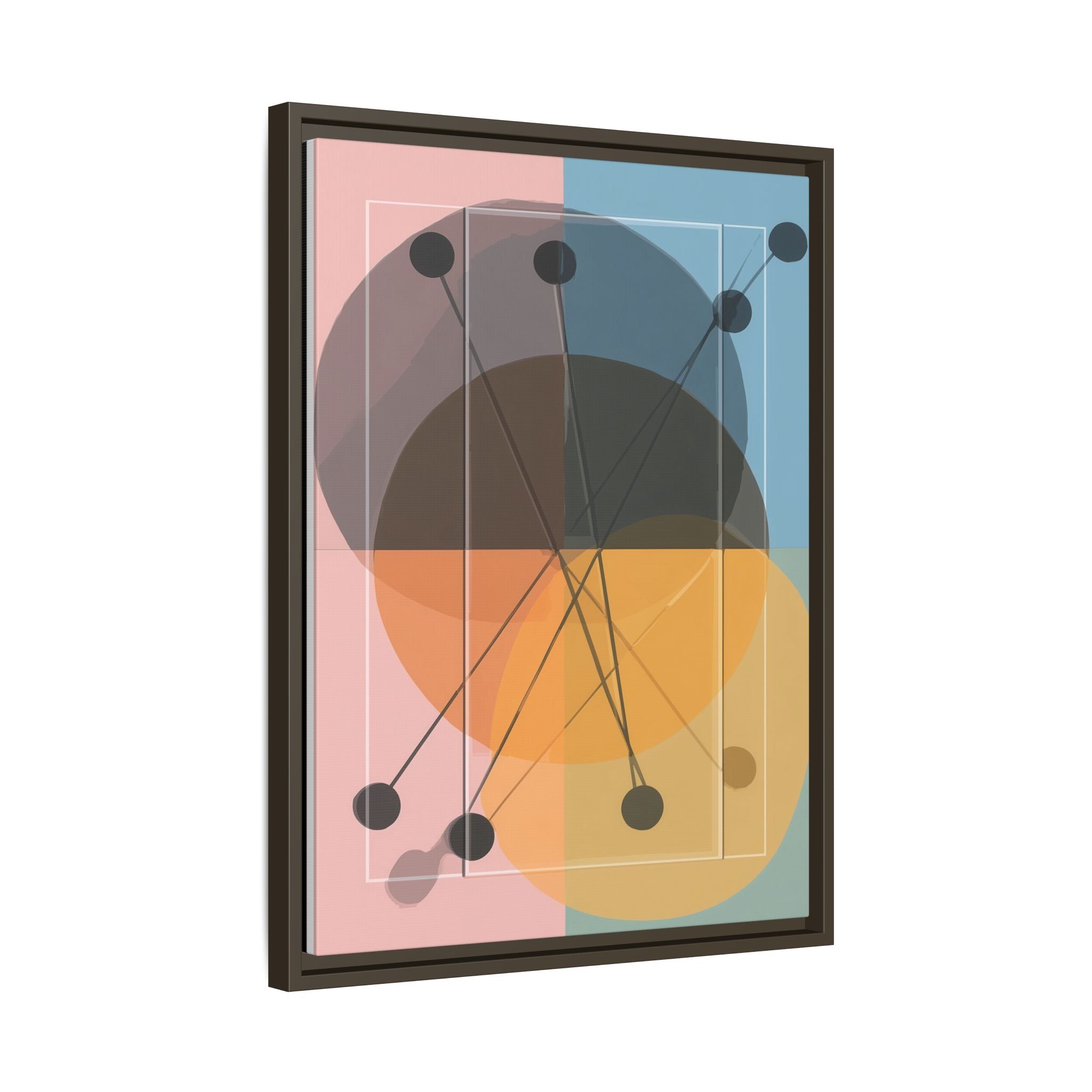 Geometric Intersections: Pastel Quadrants, Mid-Century Minimalism, Network Nodes   |   Custom Orders Accepted