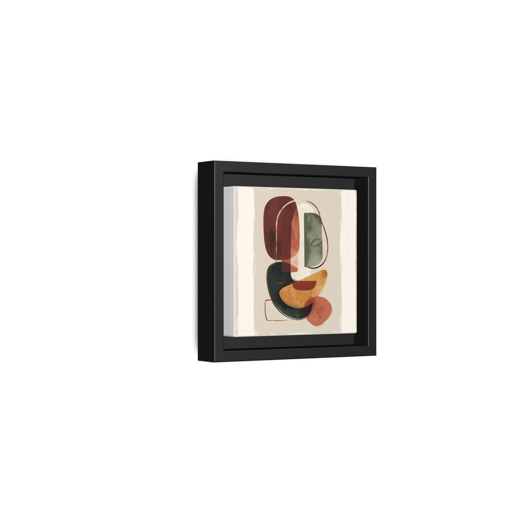 Layered Geometries: Mid-Century Modern Composition, Organic Abstract Design, Translucent Intersecting Shapes   |   Custom Orders Accepted