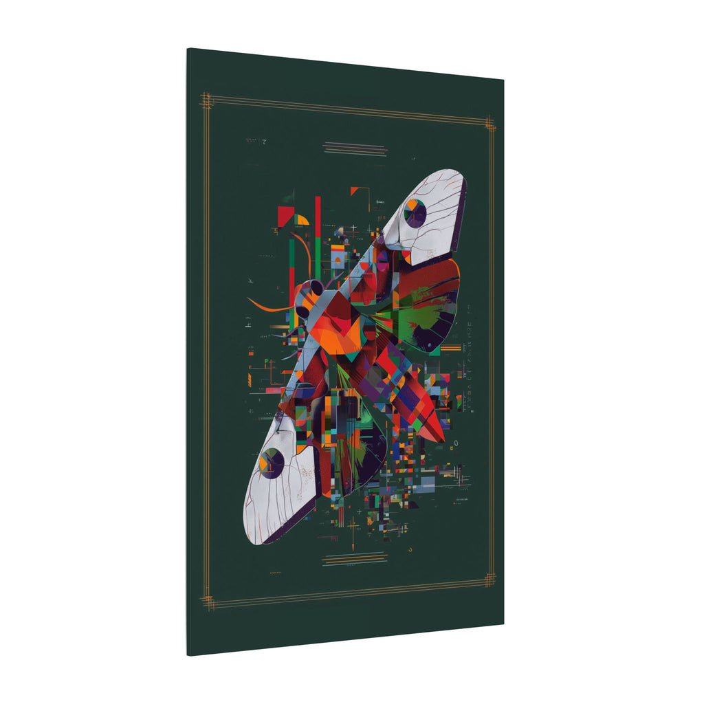 Metamorphic Geometry: Digital Cubist Butterfly, Fragmented Insect Abstraction   |    Custom Orders Available