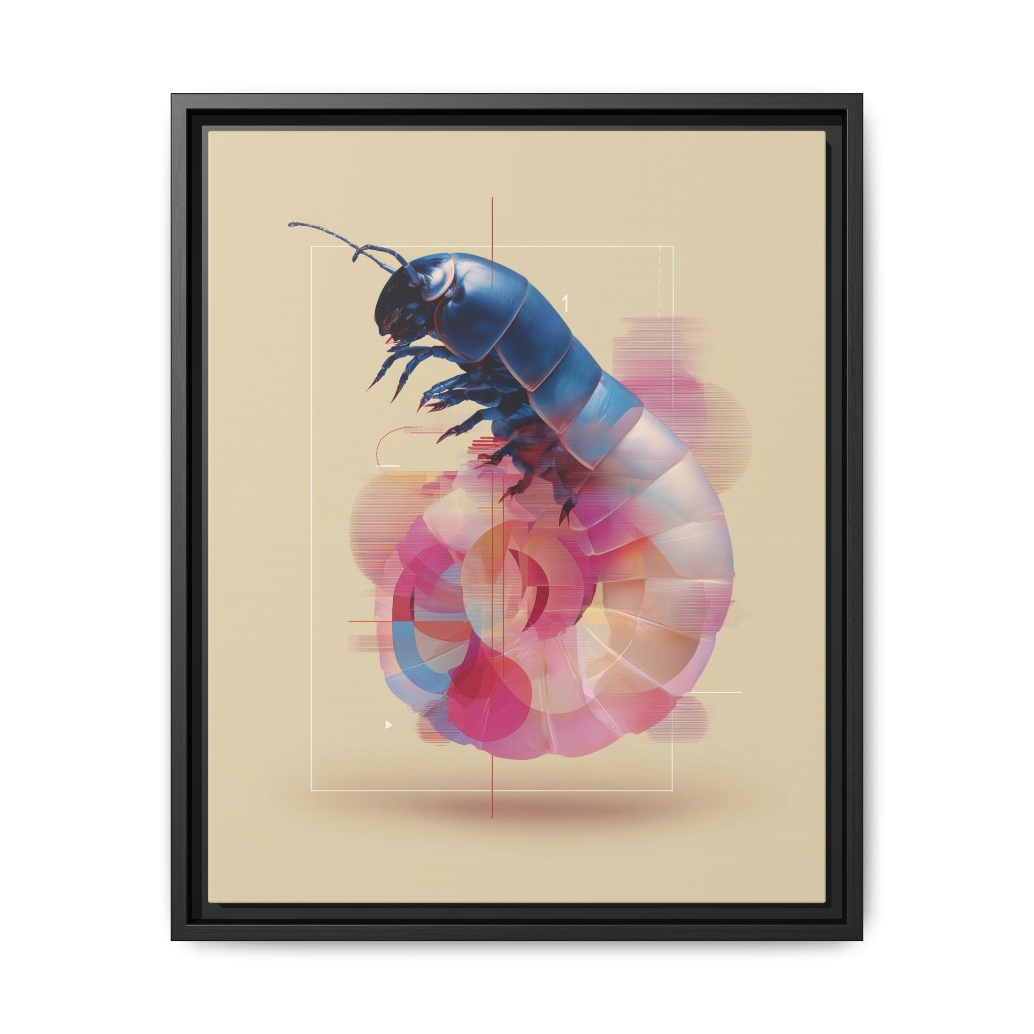 Exoskeleton Cipher: Digital Insect Rendering, Geometric Glitch Art   |    Custom Orders Available