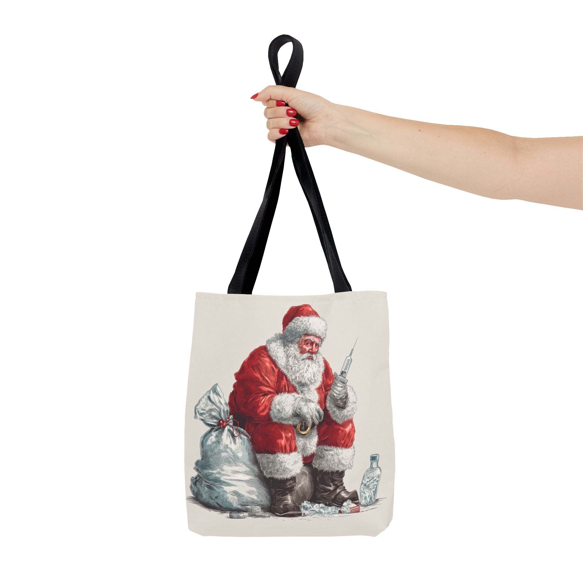 Naughty Santa Tote Bag (AOP)