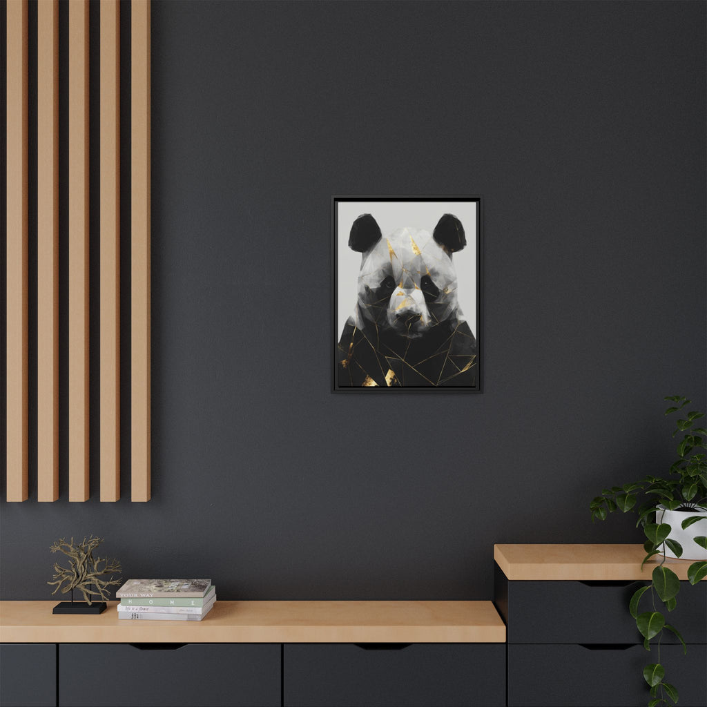 Fractured Panda: Geometric Wildlife Art, Low-Poly Contemporary Portrait   |  Personalized & Custom Orders Available