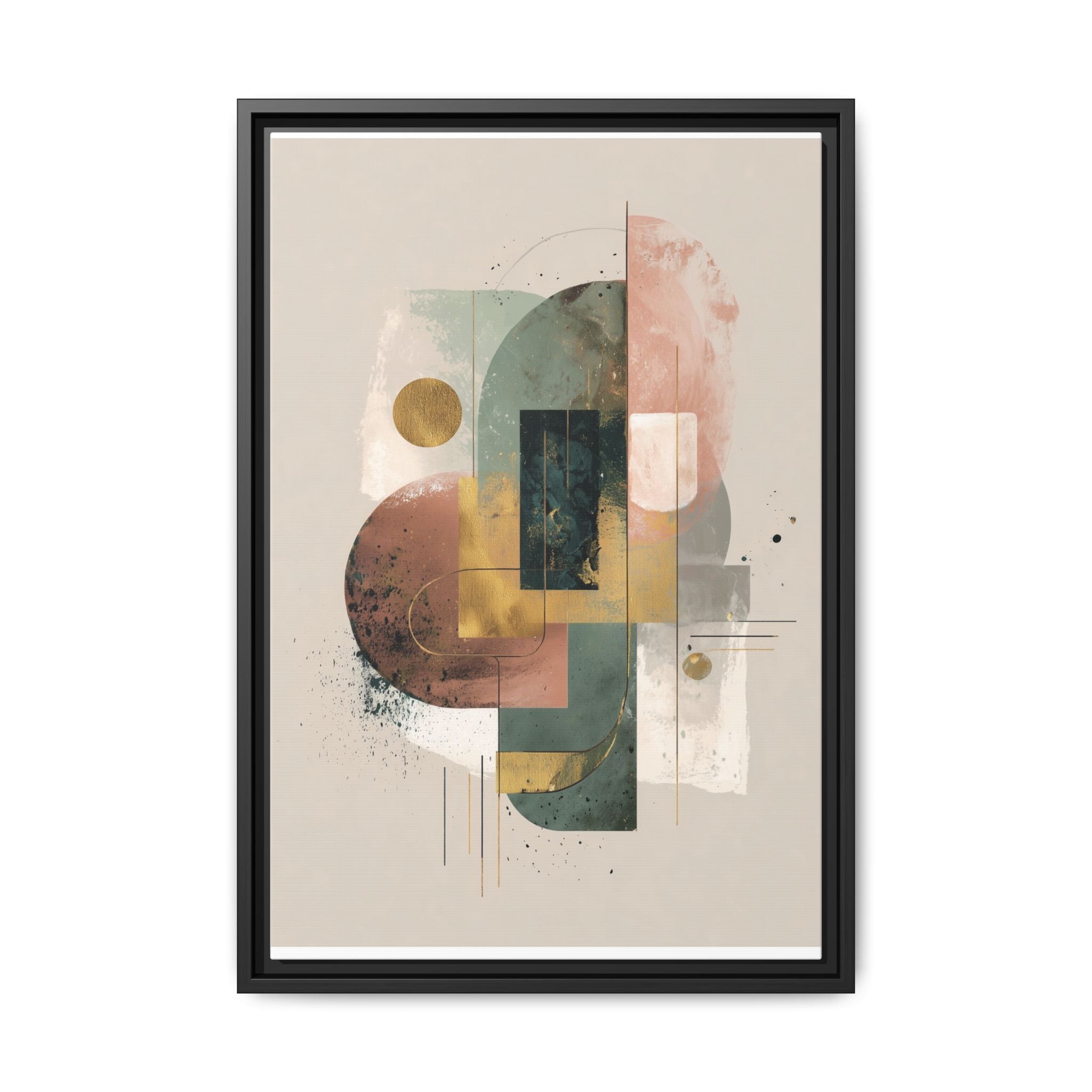 Organic Geometries: Fragmented Forms, Digital Abstract Composition, Layered Minimalist Art   |   Custom Orders Accepted