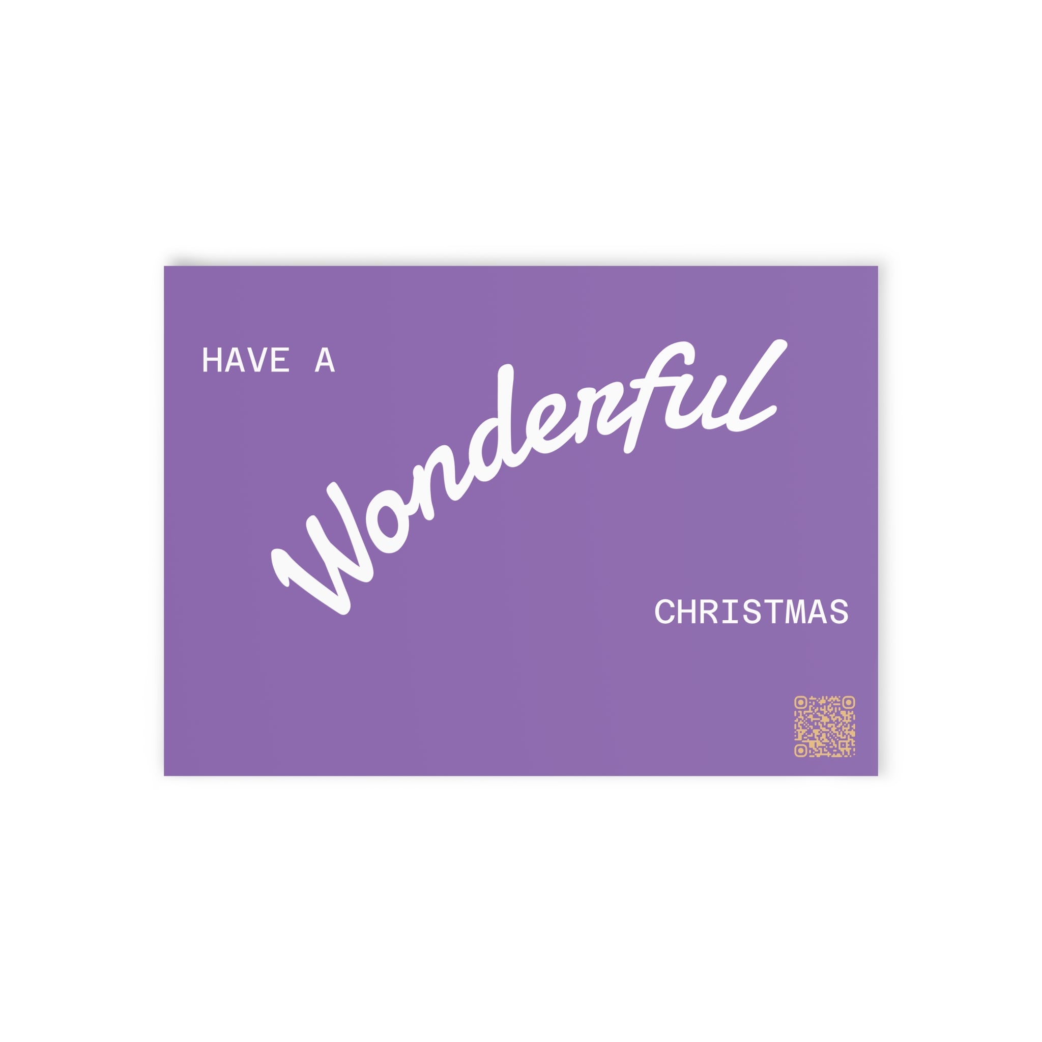 Two-Sided Holiday Cards with Classy Present Design, Perfect for Christmas Greetings, Festive Seasonal Wishes, Unique Christmas Gift