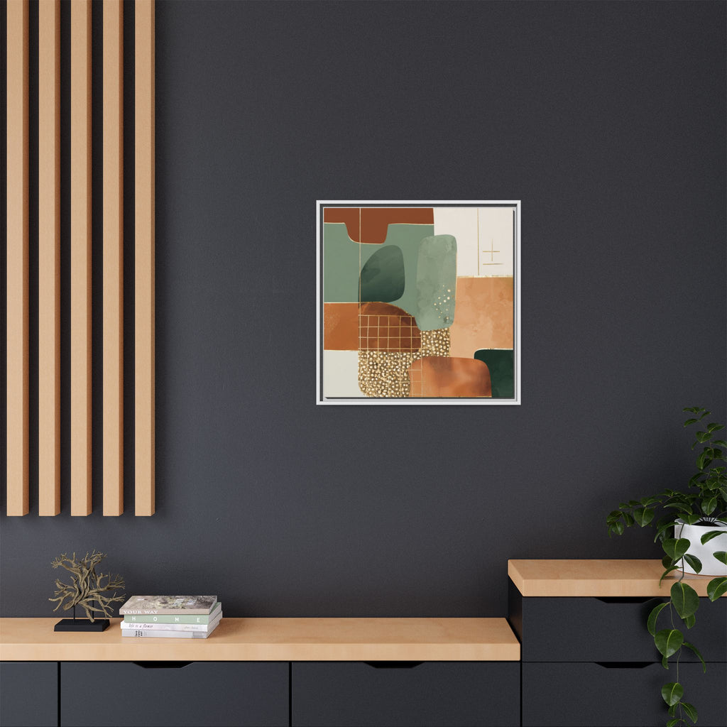 Geometric Harmony: Abstract Minimalist Art, Mid-Century Modern Design, Organic Shapes Composition   |   Custom Orders Accepted