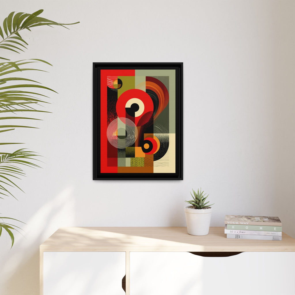 Chromatic Geometrics: Abstract Constructivist Composition, Modernist Color Blocking, Layered Circular Forms   |   Custom Orders Accepted