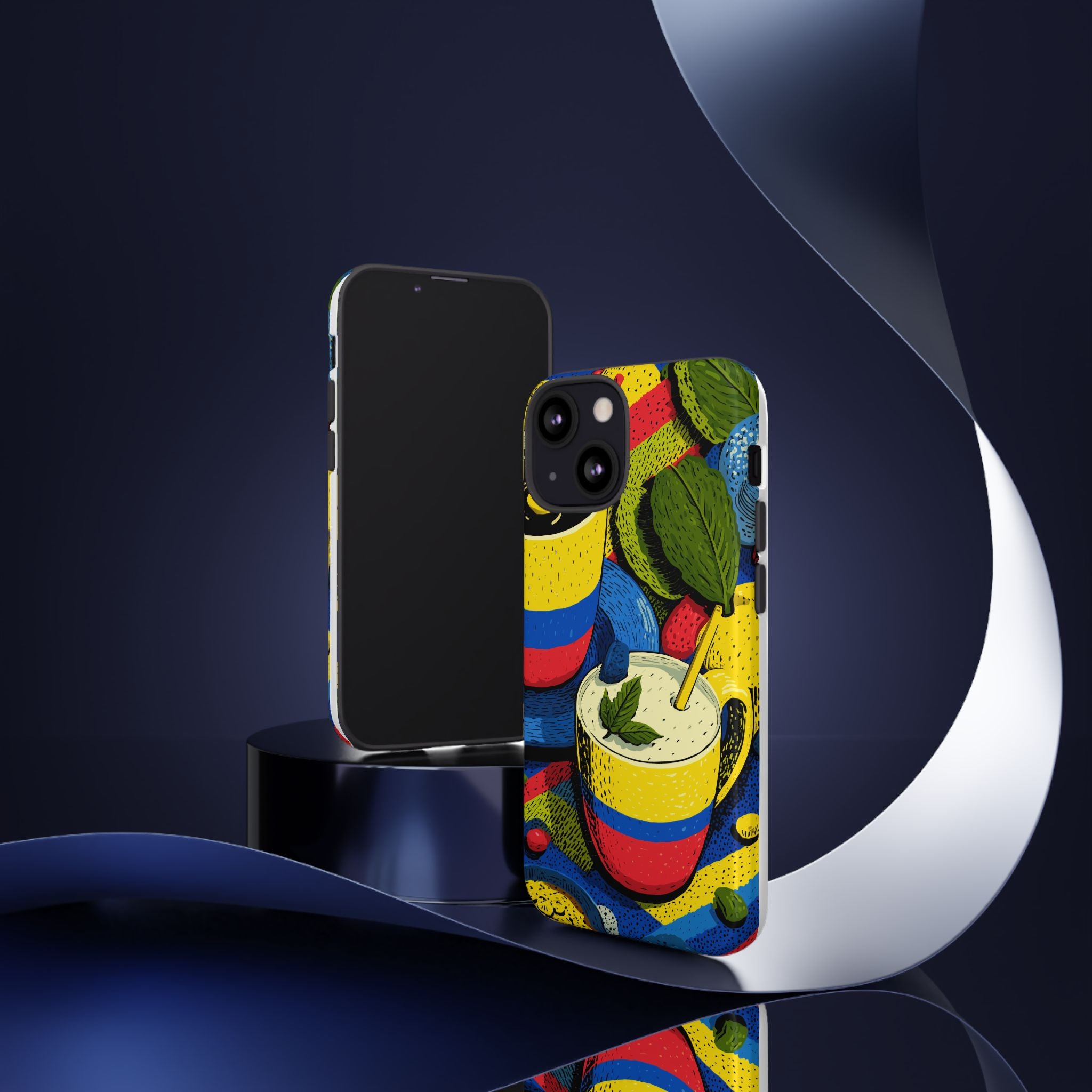 Vibrant Phone Case for Tough Cases | Colorful Colombian Art, Unique Gift, Trendy Accessory, Summer Style, Festival Must-Have