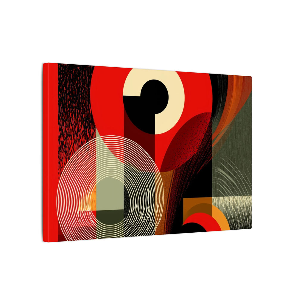 Geometric Convergence: Mid-Century Modern Abstract, Constructivist Design Principles, Bold Chromatic Composition   |   Custom Orders