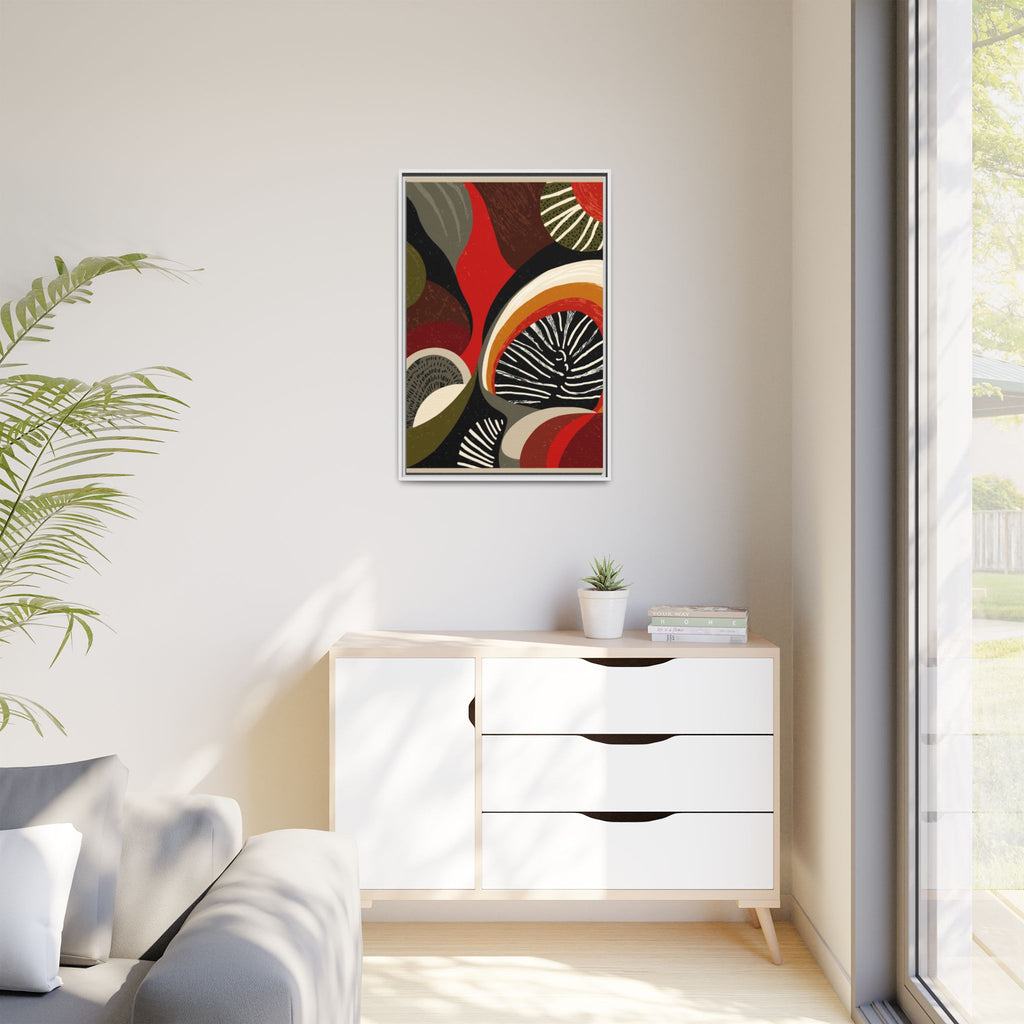 Geometric Rhythm: Abstract Composition, Mid-Century Modern Art, Radial Design Inspiration   |   Custom Orders Accepted