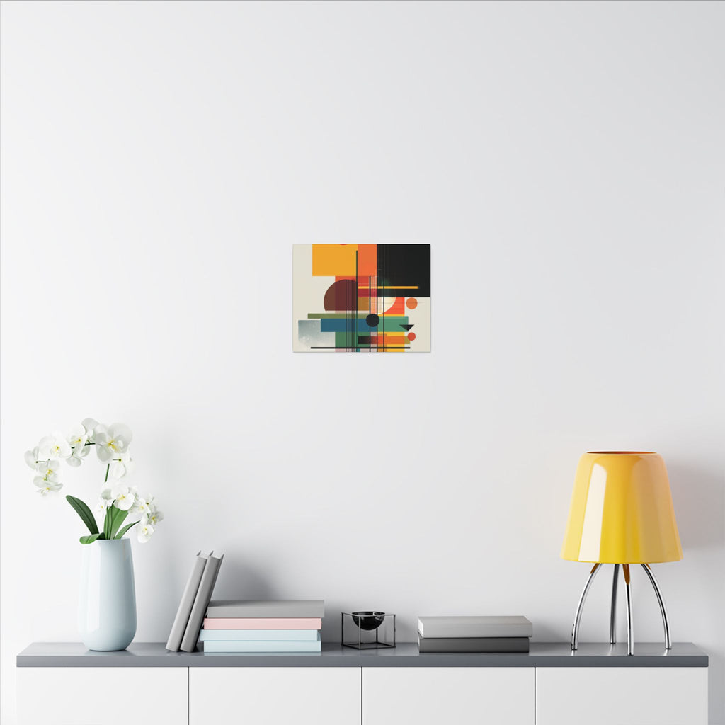 Geometric Harmony: Bauhaus Intersections, Constructivist Layers, Abstract Color Blocks   |   Custom Orders Accepted