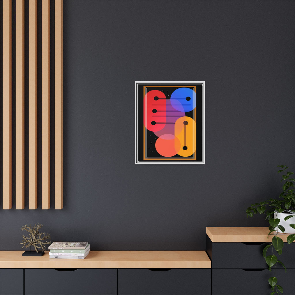 Celestial Geometry: Organic Shapes in Motion, Digital Abstract Composition, Vibrant Color Intersections   |   Custom Orders Accepted