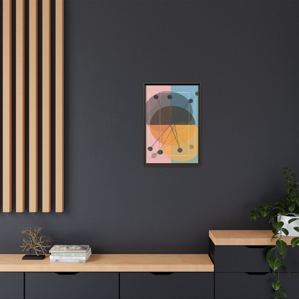 Geometric Intersections: Pastel Quadrants, Mid-Century Minimalism, Network Nodes   |   Custom Orders Accepted