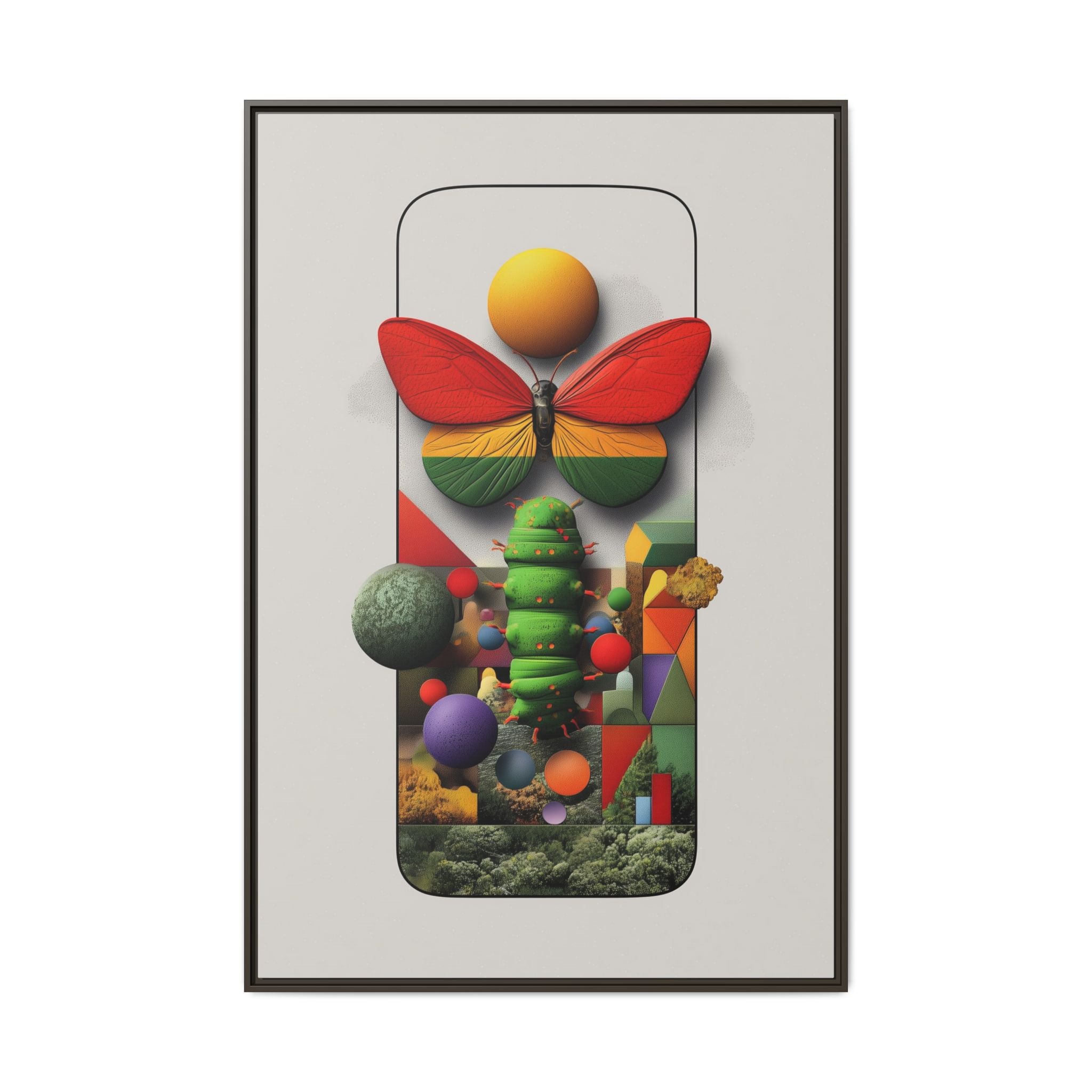 Digital Metamorphosis: Cybernetic Butterfly Realm, Surreal Tech Nature Composition   |    Custom Orders Available