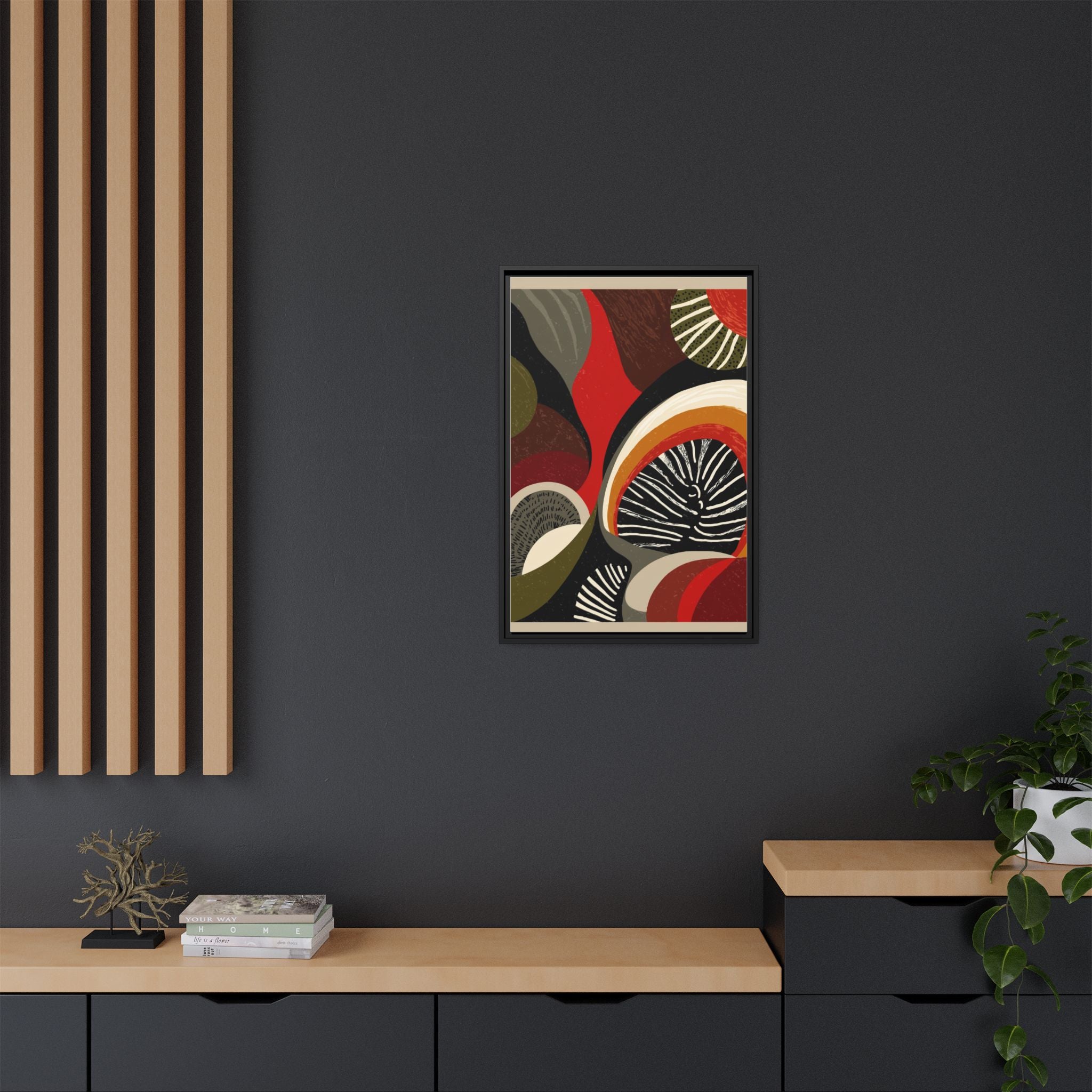 Geometric Rhythm: Abstract Composition, Mid-Century Modern Art, Radial Design Inspiration   |   Custom Orders Accepted
