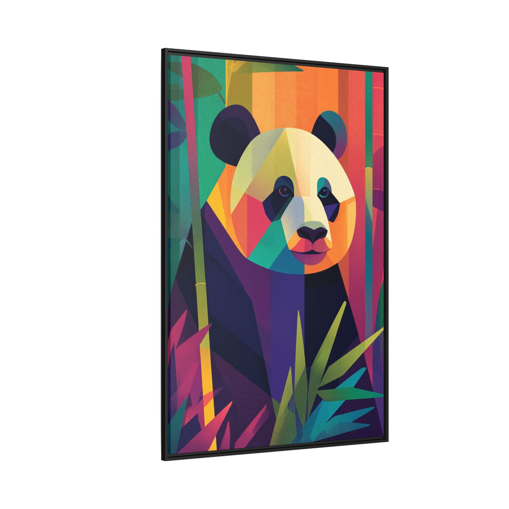 Geometric Panda Framed Print : Kaleidoscope Panda, Digital Art Illustration   |  Personalized & Custom Orders Available