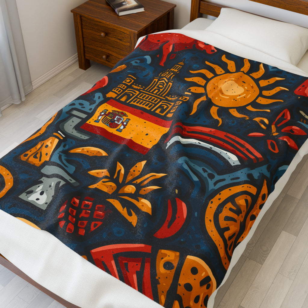 España Vibrante: Pop Art Celebration of Spanish Culture, Symbolic Geometric Design   |   Custom Orders Accepted