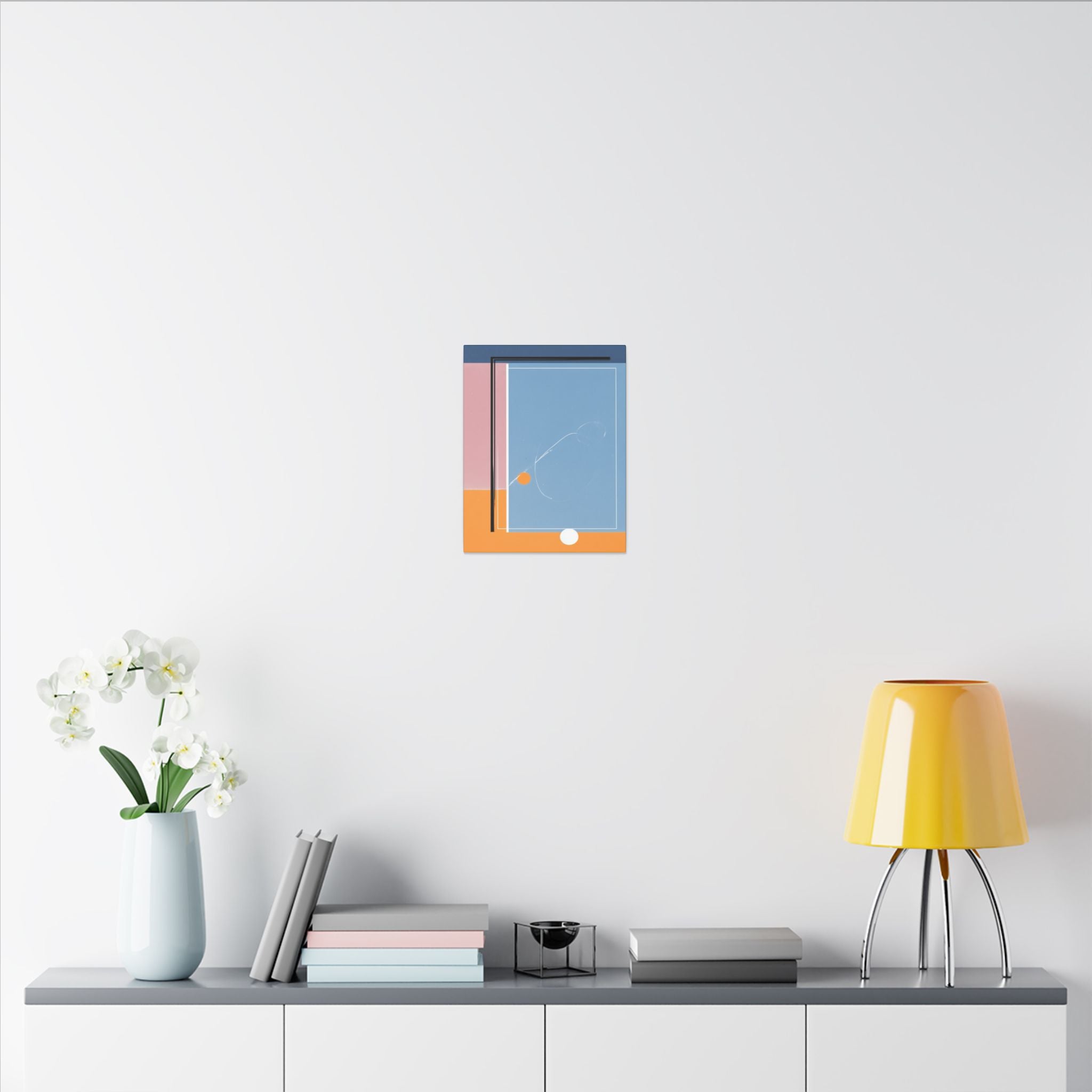 Geometric Harmony: Abstract Minimalist Composition, Modernist Color Fields, Constructivist Design Principles   |   Custom Orders Accepted
