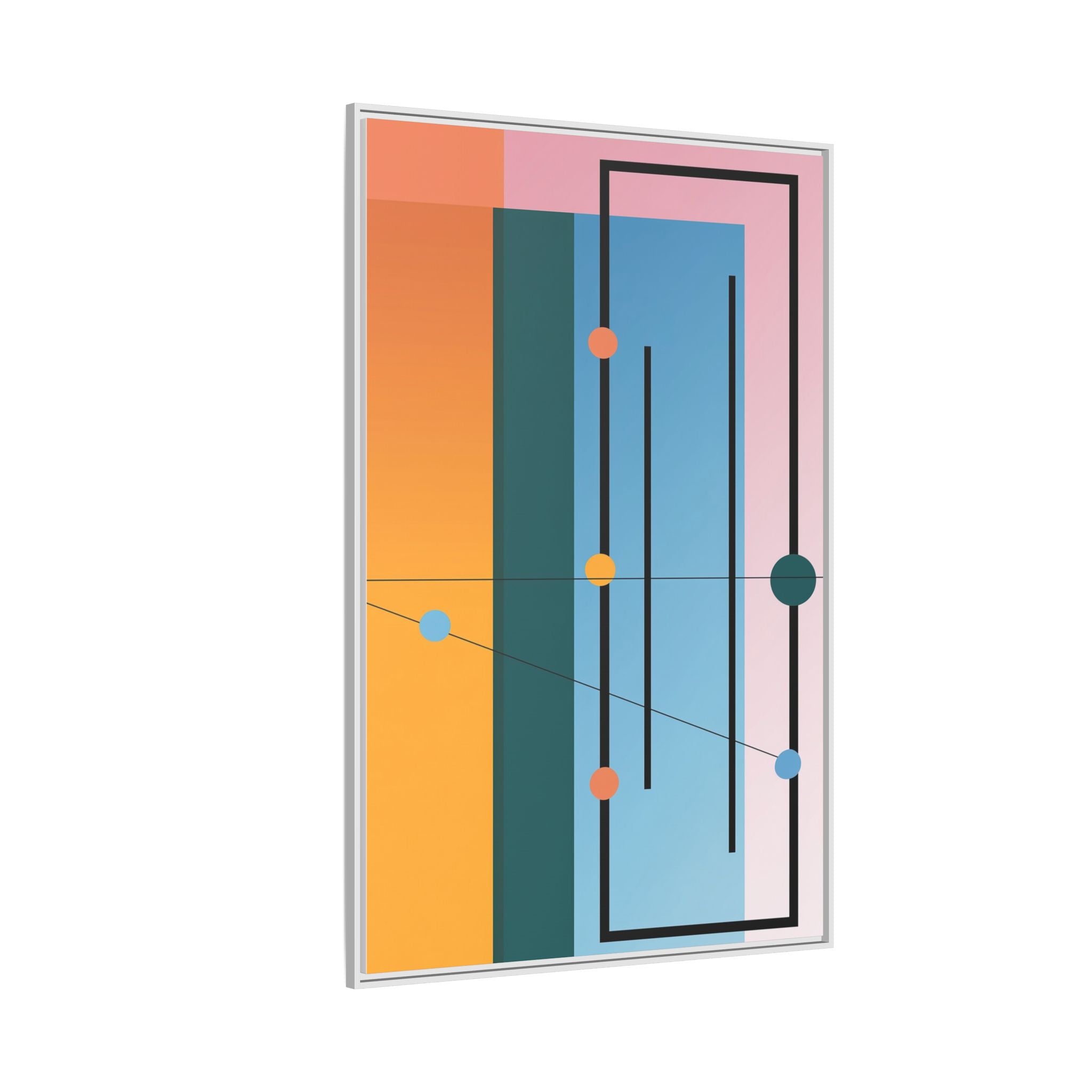 Geometric Harmony: Constructivist Color Planes, Modernist Composition, Abstract Spatial Rhythm   |   Custom Orders Accepted