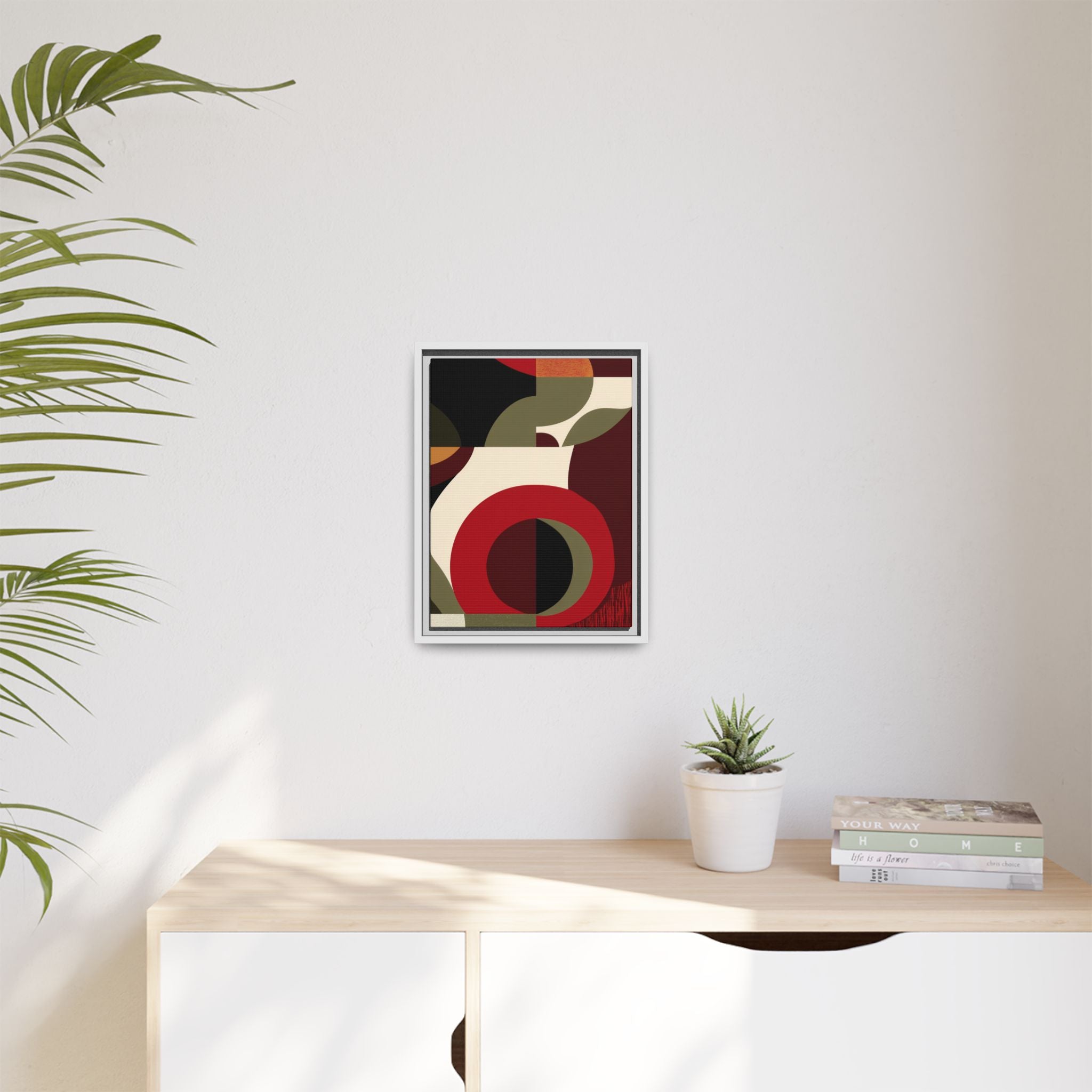 Geometric Intersections: Mid-Century Modern Design, Abstract Architectural Composition, Rhythmic Curved Forms   |   Custom Orders Accepted