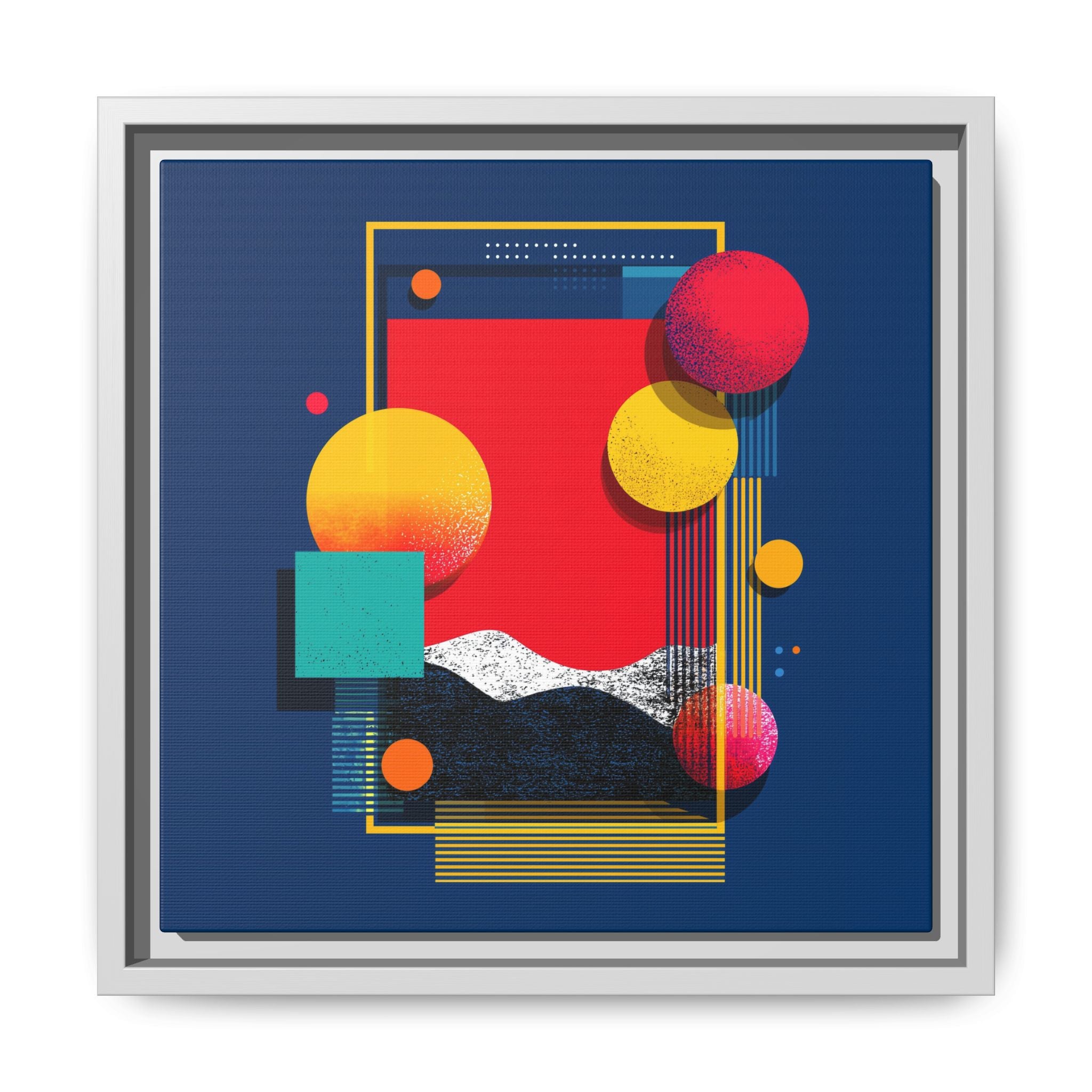 Geometric Horizons: Abstract Landscape Composition, Modernist Digital Art, Colorful Geometric Design   |   Custom Orders Accepted