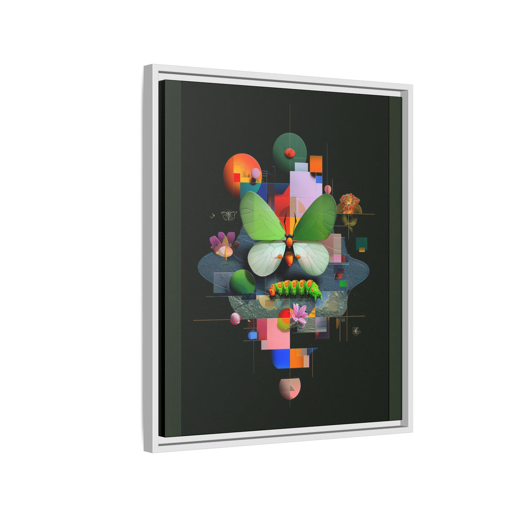 Metamorphosis Geometry Framed Print : Digital Nature Synthesis, Butterfly Abstraction   |  Personalized & Custom Orders Available