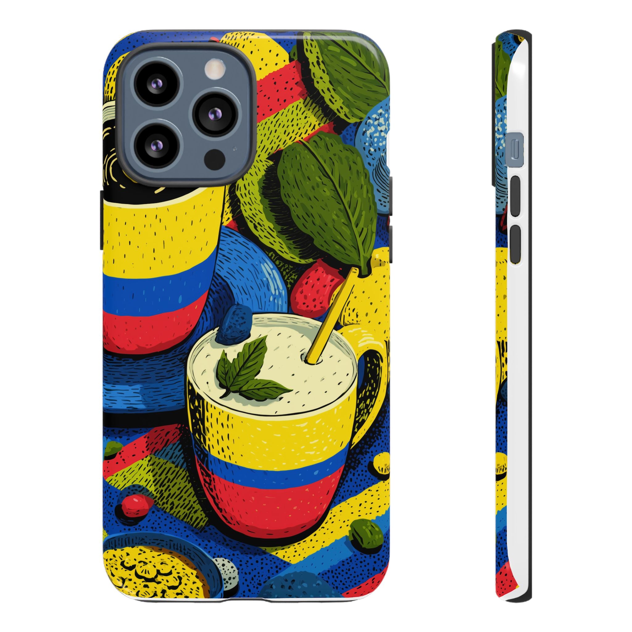 Vibrant Phone Case for Tough Cases | Colorful Colombian Art, Unique Gift, Trendy Accessory, Summer Style, Festival Must-Have