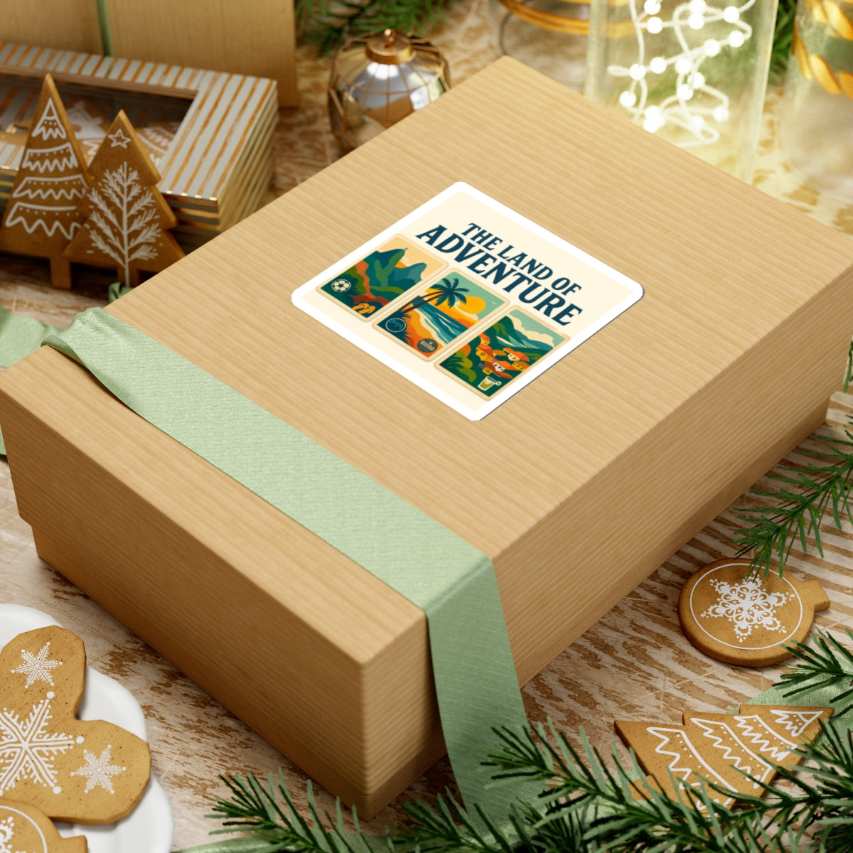 Brazil Holiday Kiss-Cut Stickers